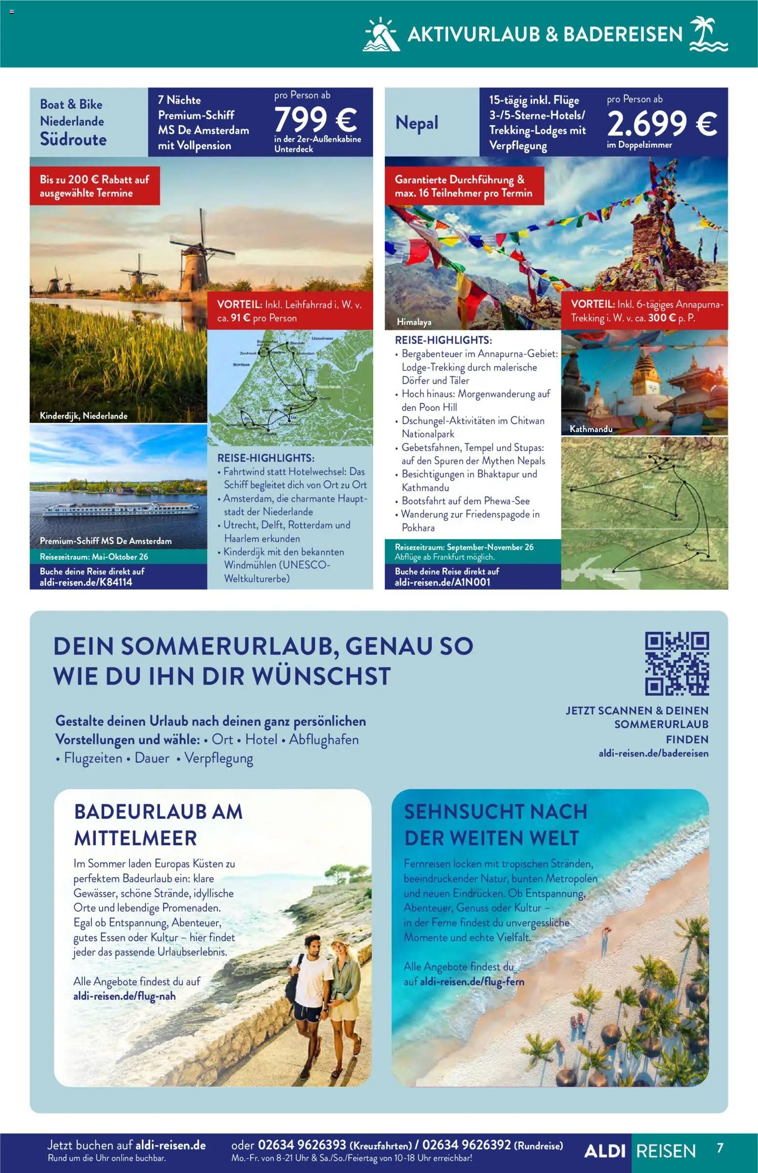 Aldi Reisen Prospekt 	