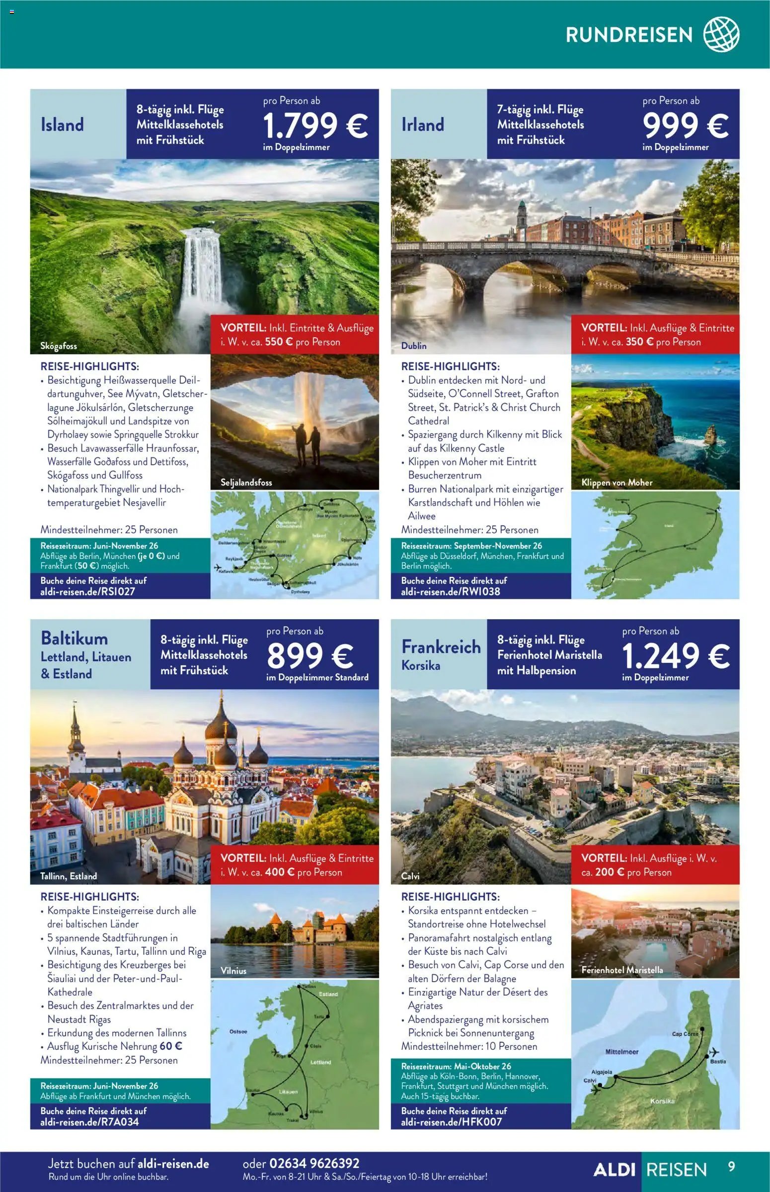Aldi Reisen Prospekt 	