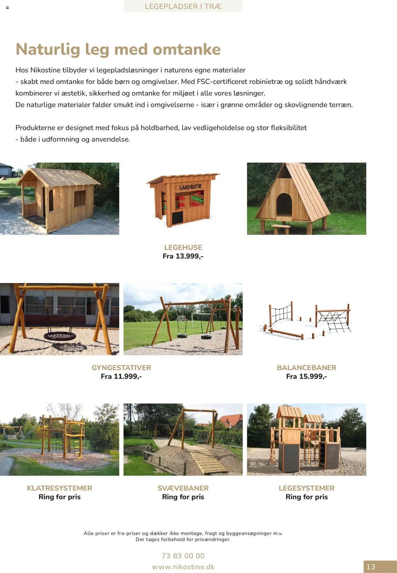 BabySam - Legeplads katalog