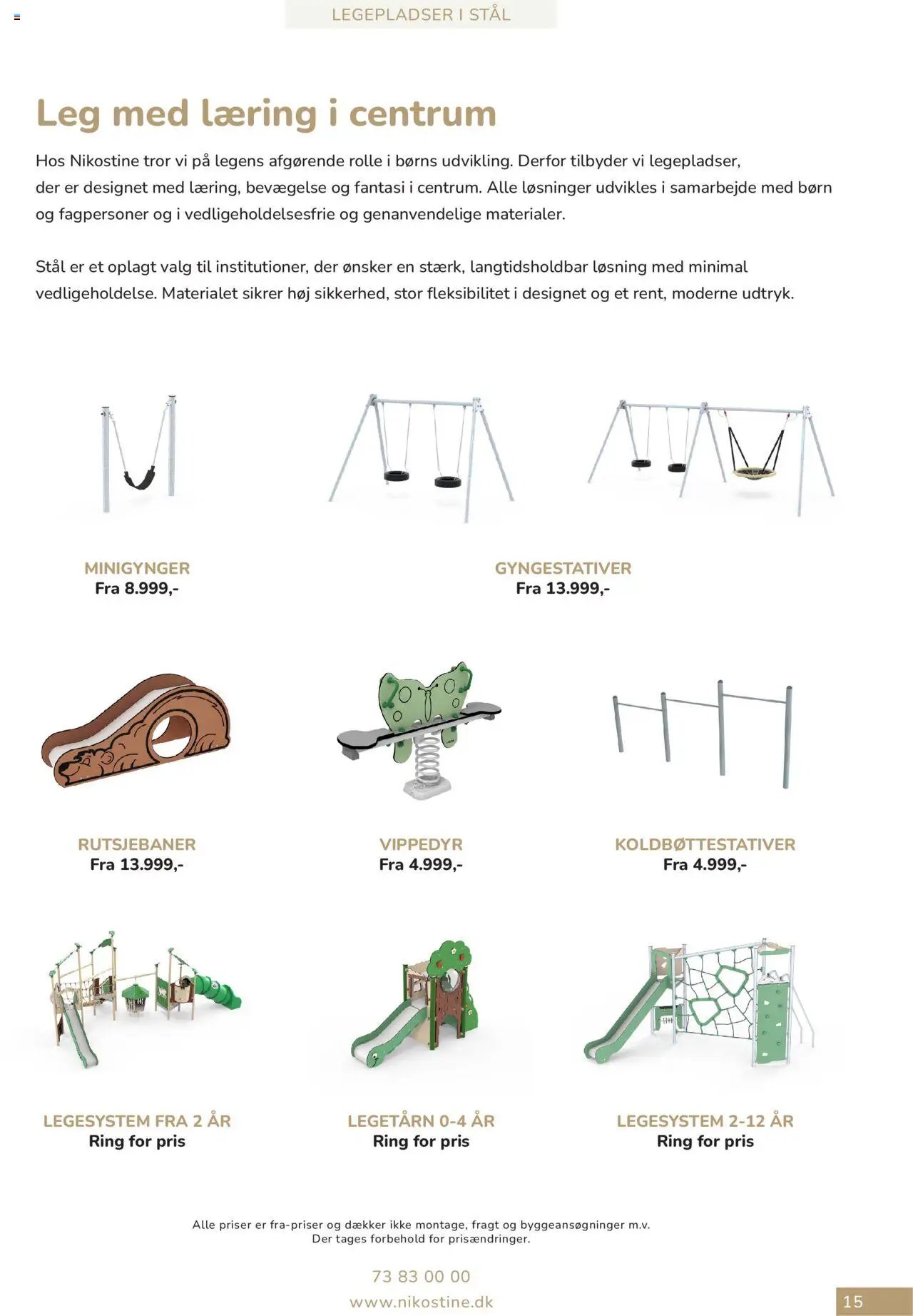 BabySam - Legeplads katalog