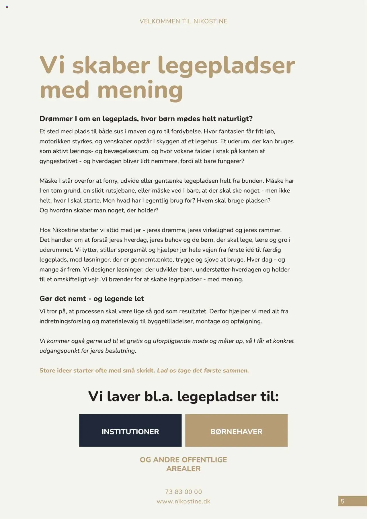 BabySam - Legeplads katalog