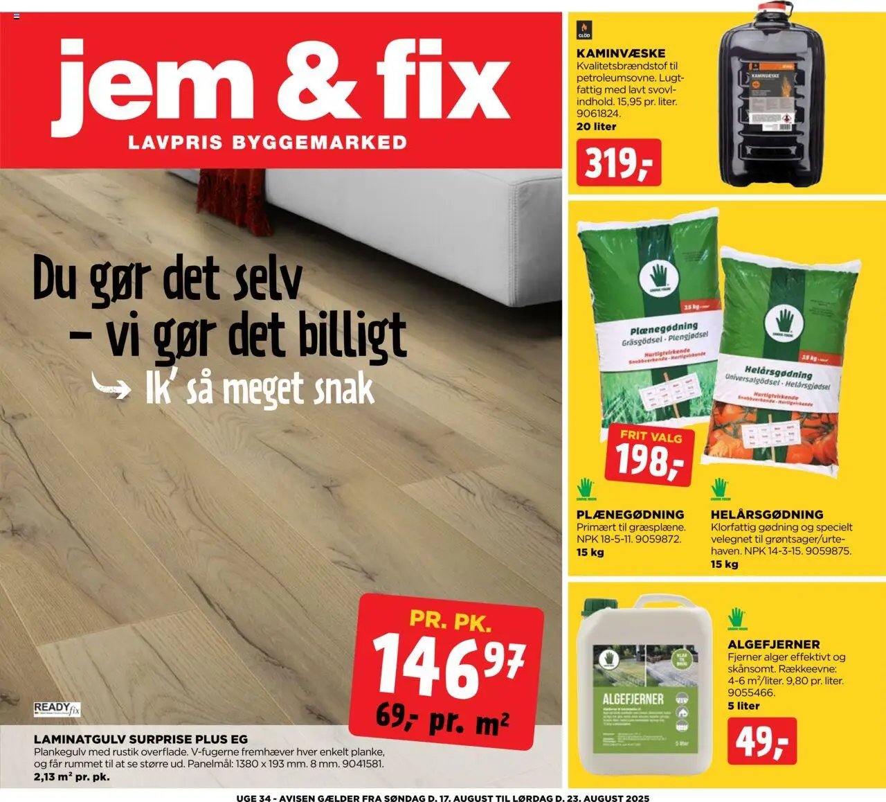 Jem & fix - Tilbudsavis (2025-08-17 - 2025-08-23)