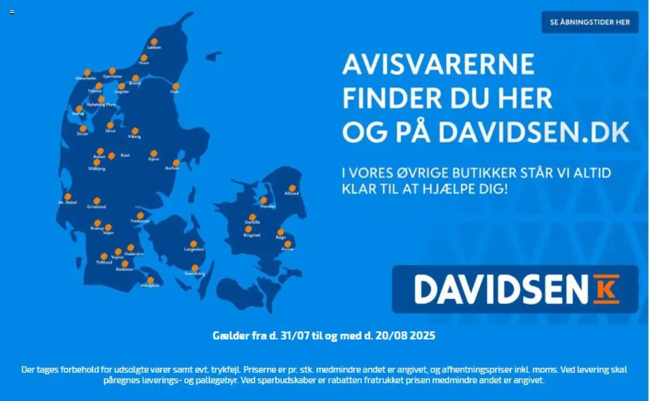 Davidsen - Tilbudsavis (2025-07-31 - 2025-08-20)