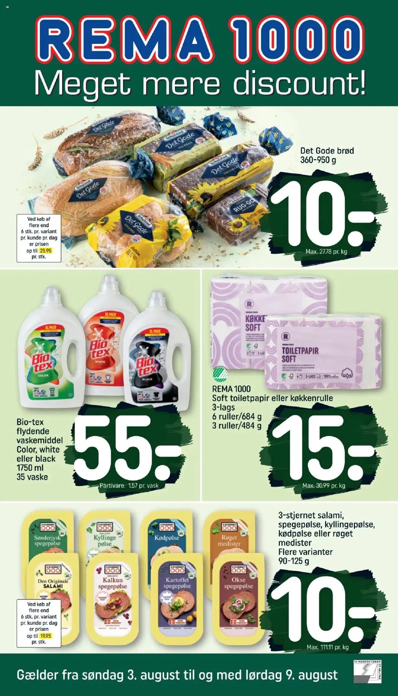Rema 1000 - Tilbudsavis (2025-08-03 - 2025-08-09)