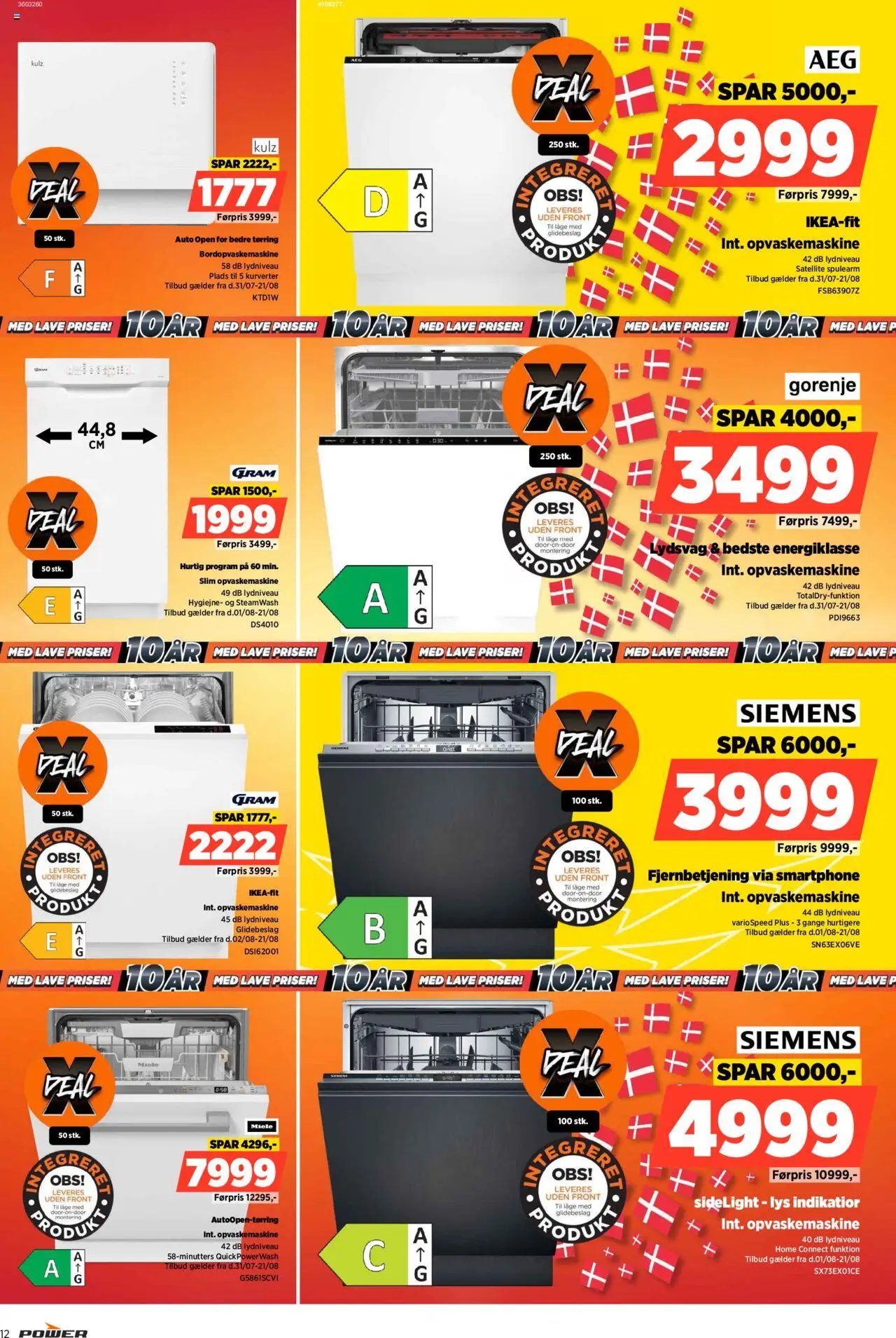 Power - Lave priser (2025-07-31 - 2025-08-28)