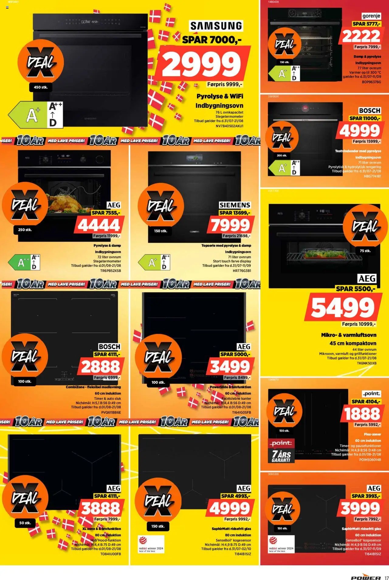 Power - Lave priser (2025-07-31 - 2025-08-28)