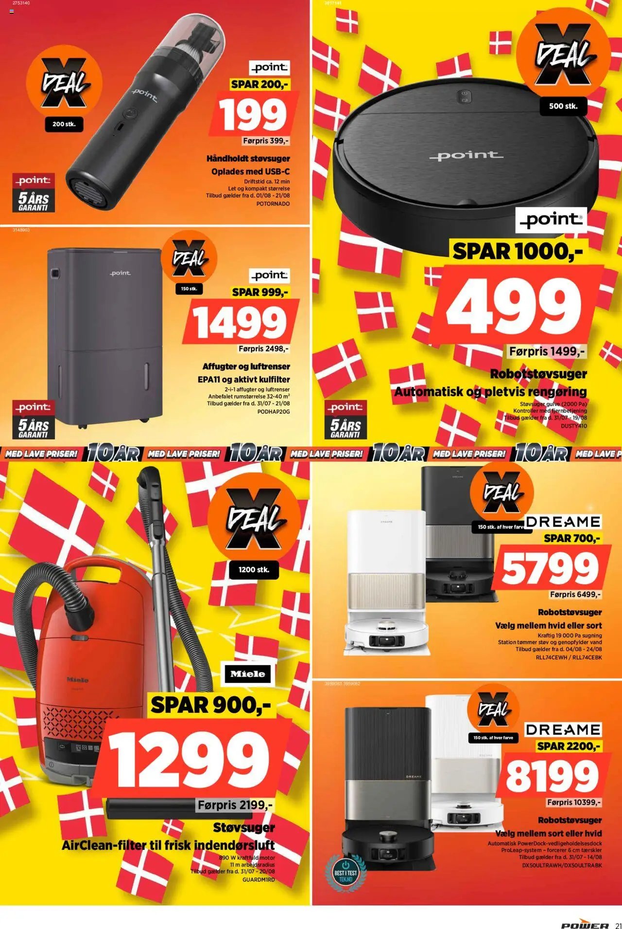 Power - Lave priser (2025-07-31 - 2025-08-28)