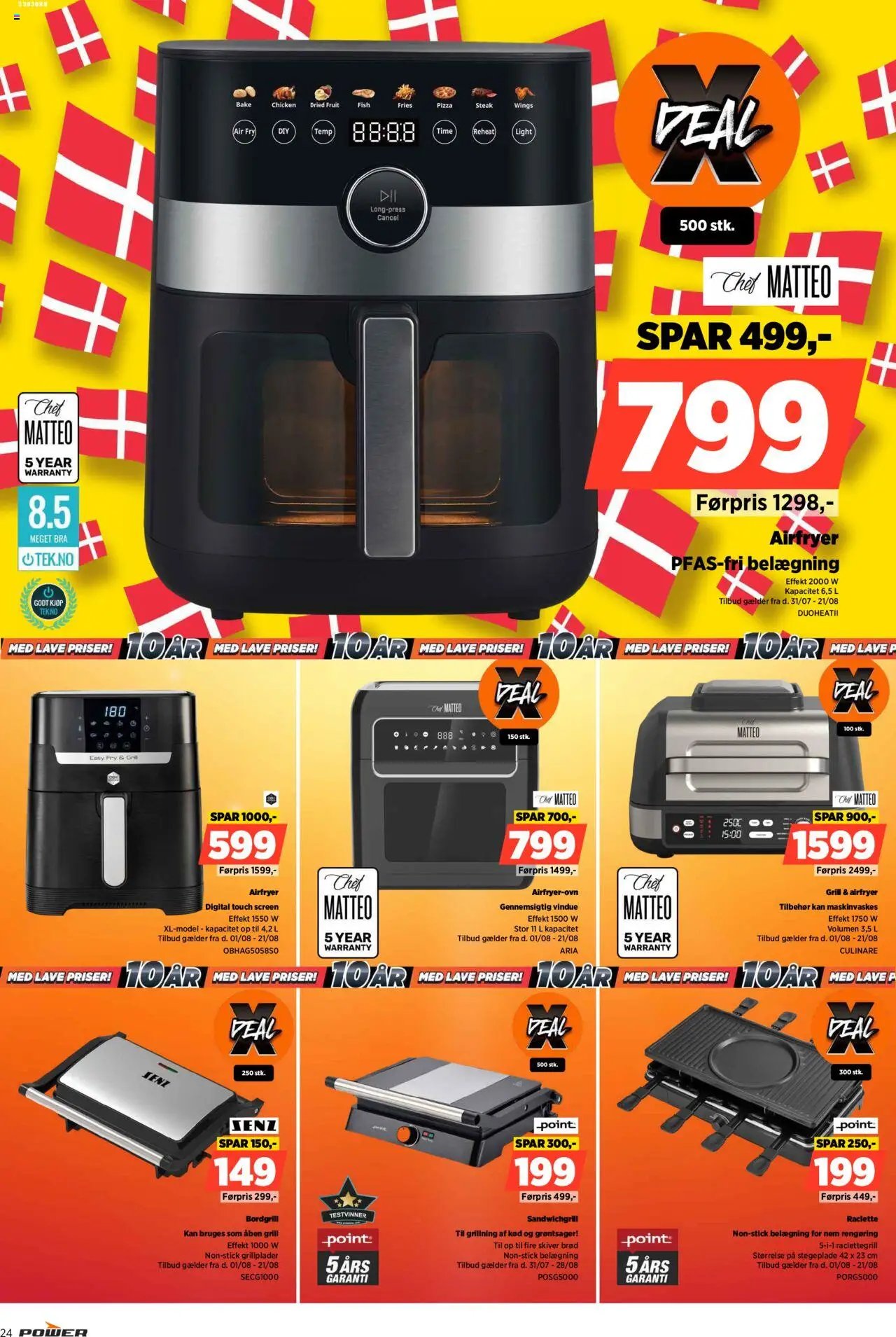 Power - Lave priser (2025-07-31 - 2025-08-28)