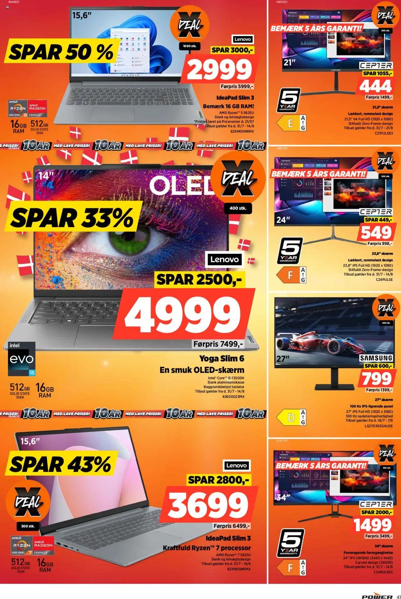 Power - Lave priser (2025-07-31 - 2025-08-28)
