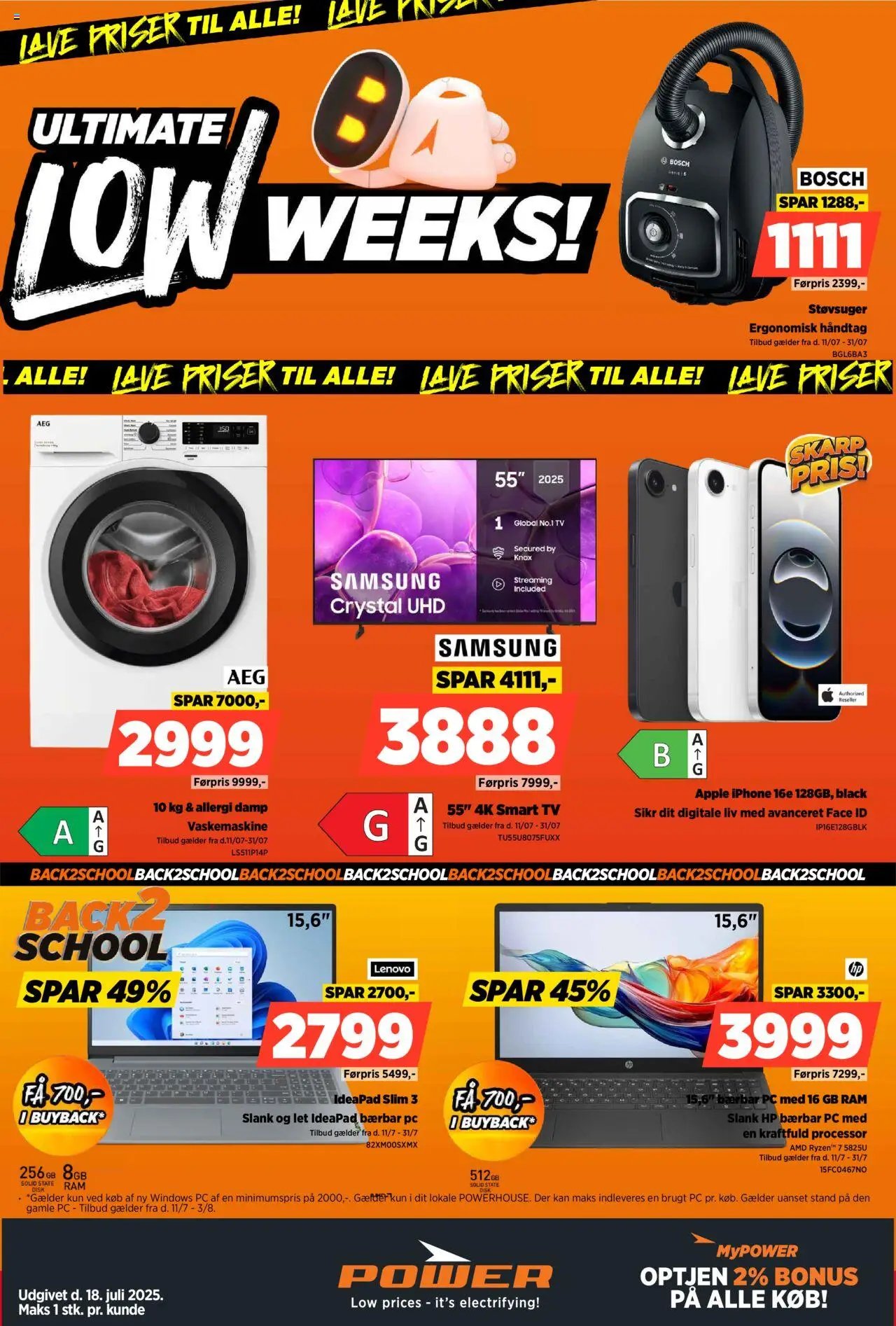 Power - Ultimate Low Weeks! (2025-07-11 - 2025-07-31)