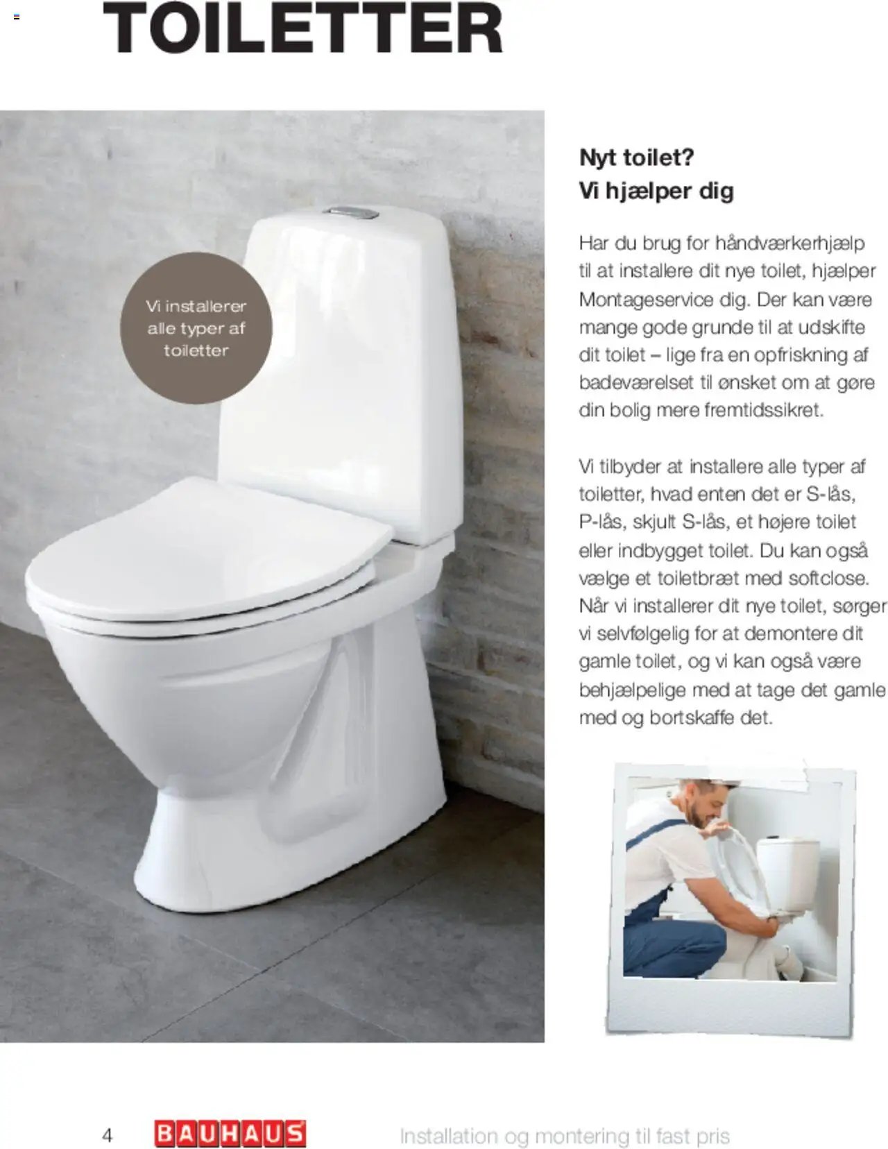 Bauhaus - Kompetencemagasin Montageservice