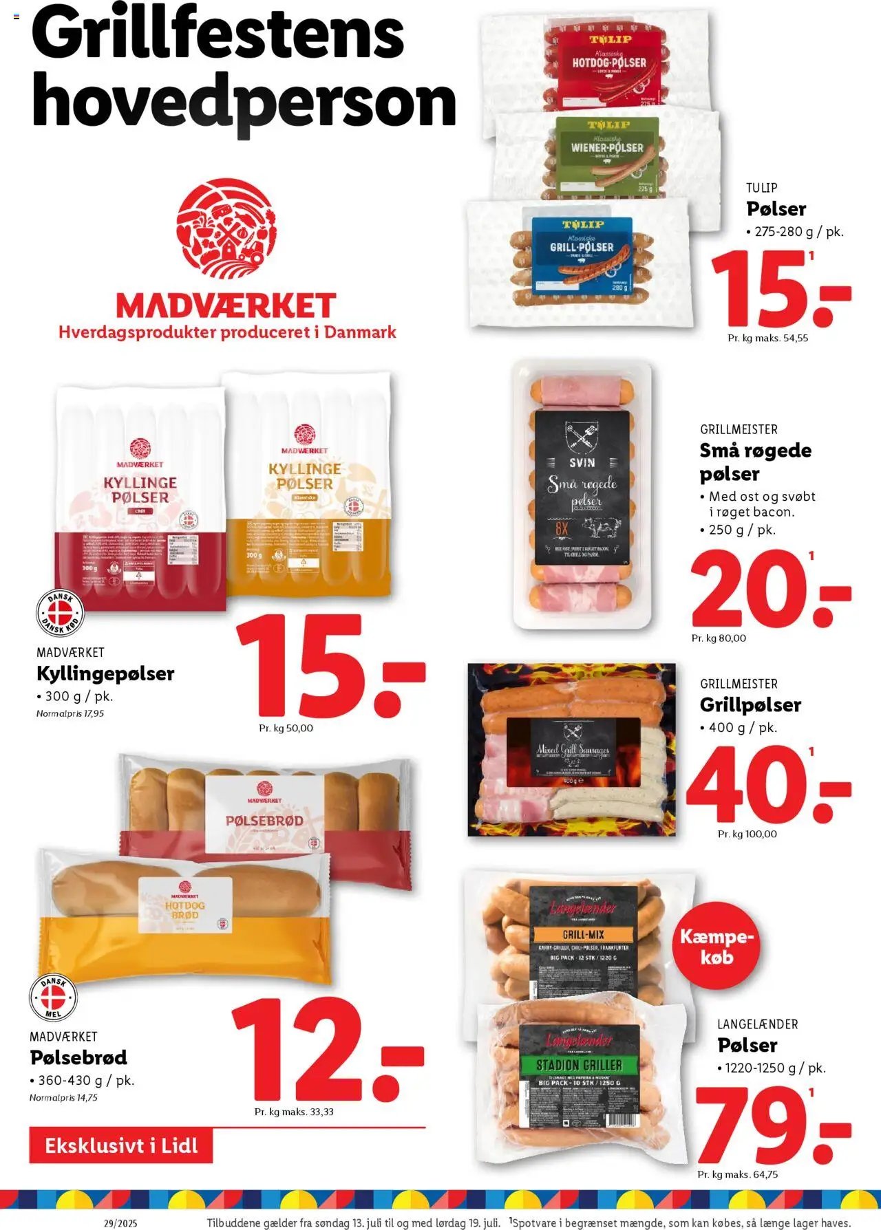 Lidl - Weekend tilbud (2025-07-17 - 2025-07-19)