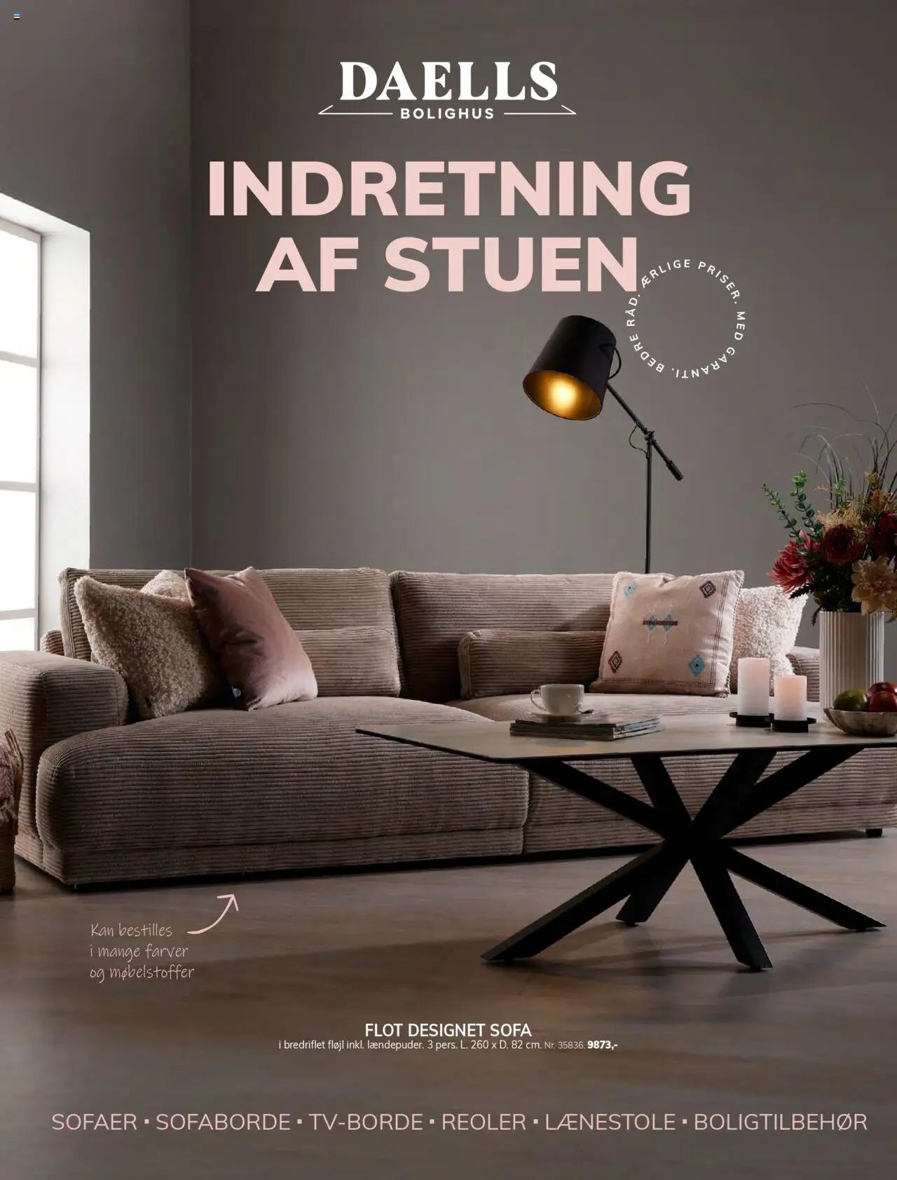 Daells Bolighus - Indretning af stuen (2025-08-14 - 2025-12-31)
