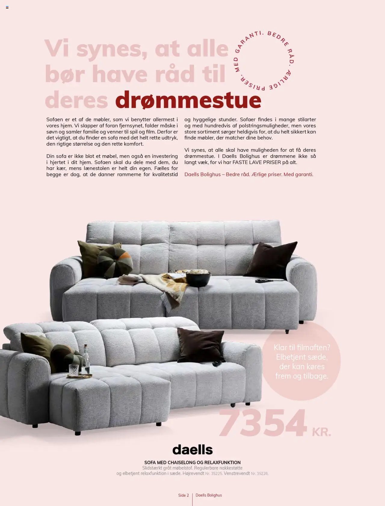 Daells Bolighus - Indretning af stuen (2025-08-14 - 2025-12-31)