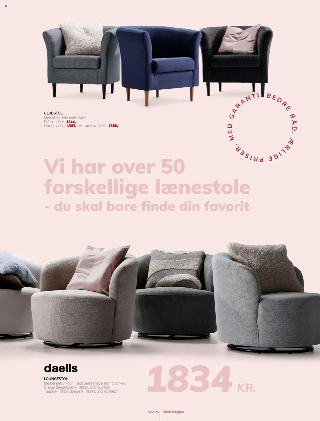 Daells Bolighus - Indretning af stuen (2025-08-14 - 2025-12-31)