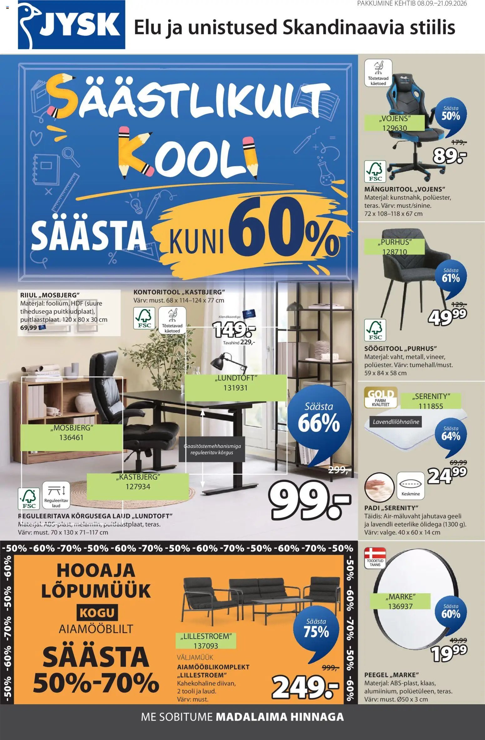 JYSK Kliendileht
