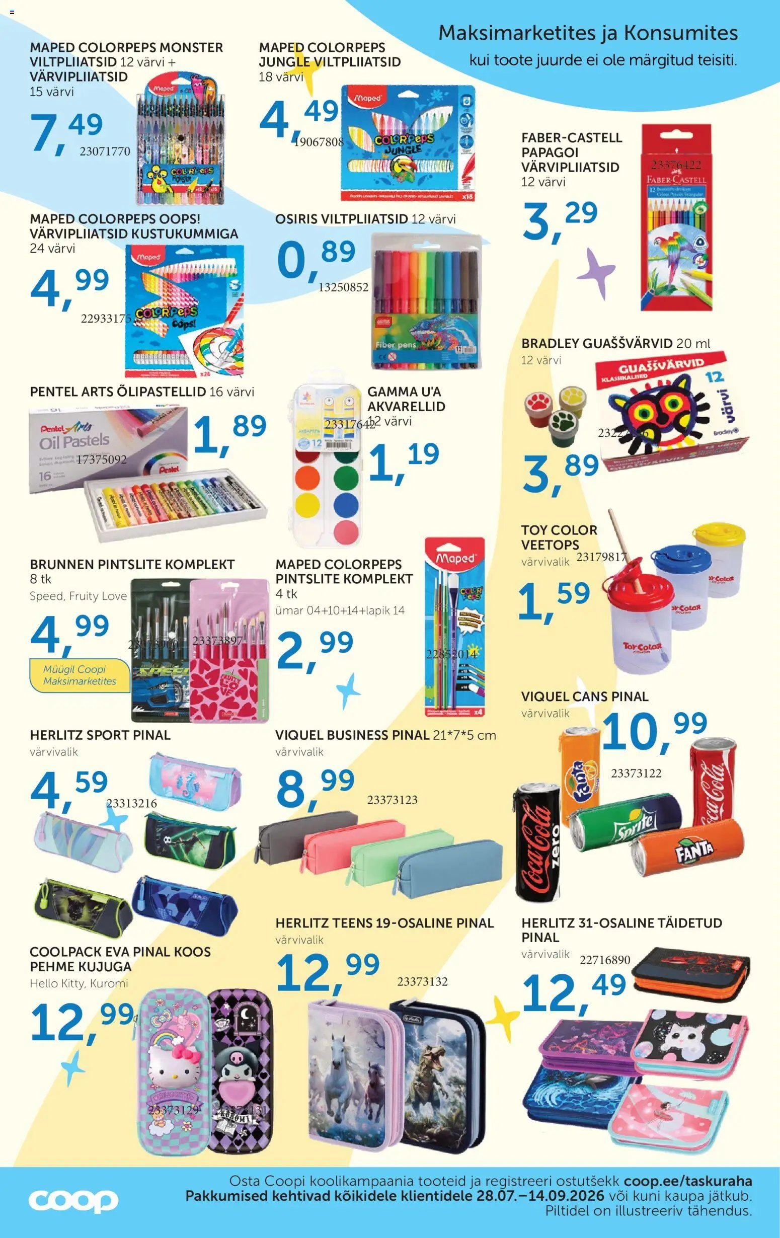 Coop Kooliks raha tasku