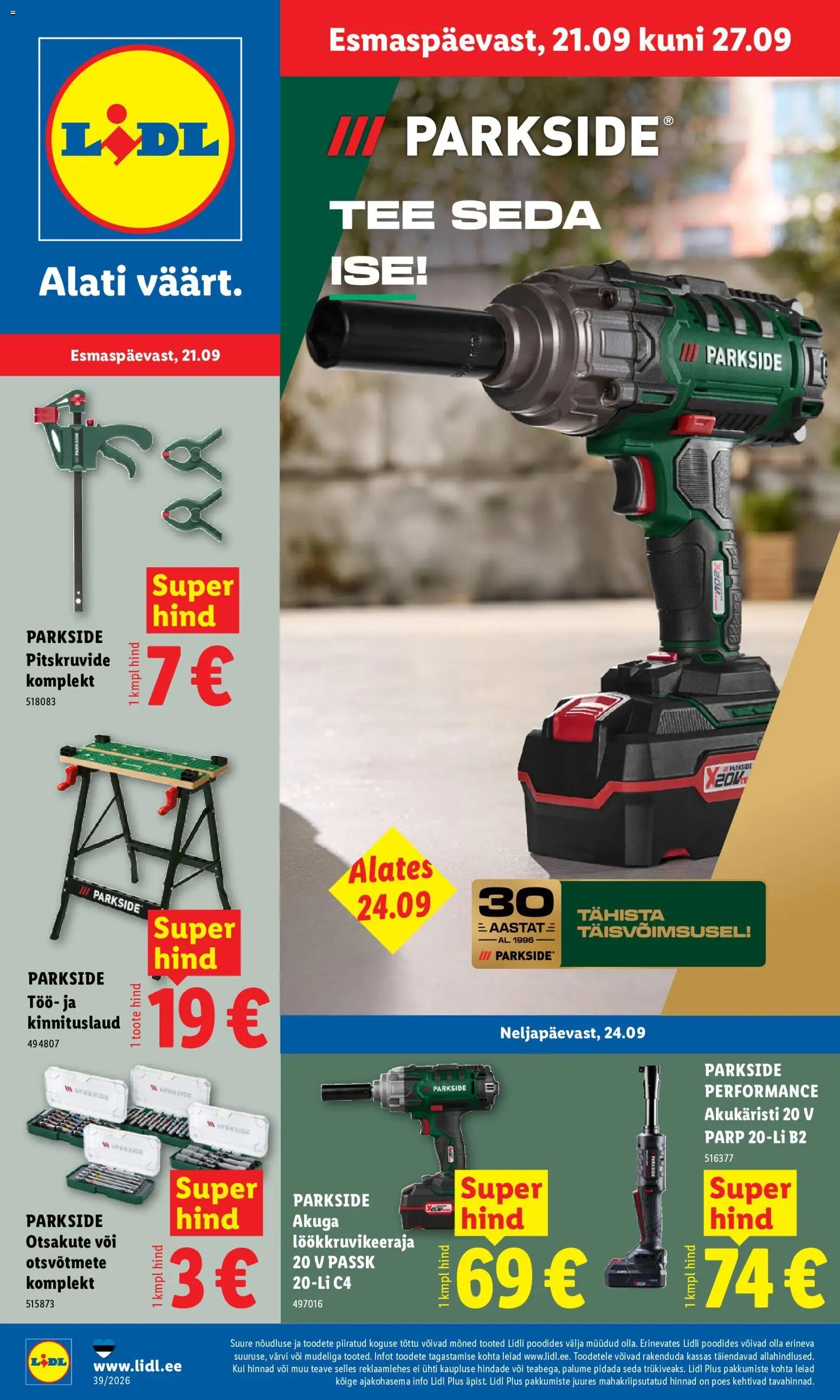 Lidl Tööstuskaupade pakkumised