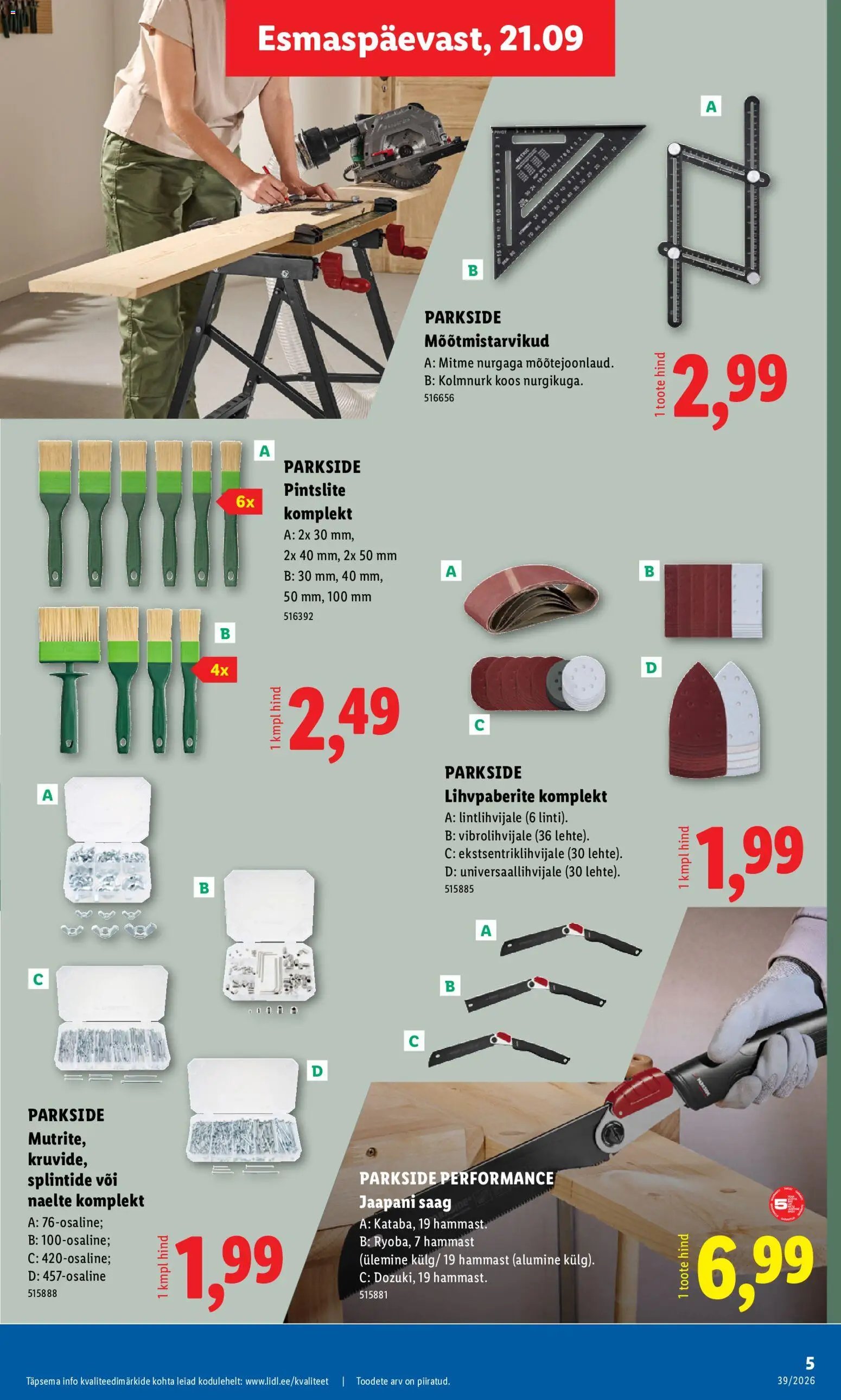 Lidl Tööstuskaupade pakkumised