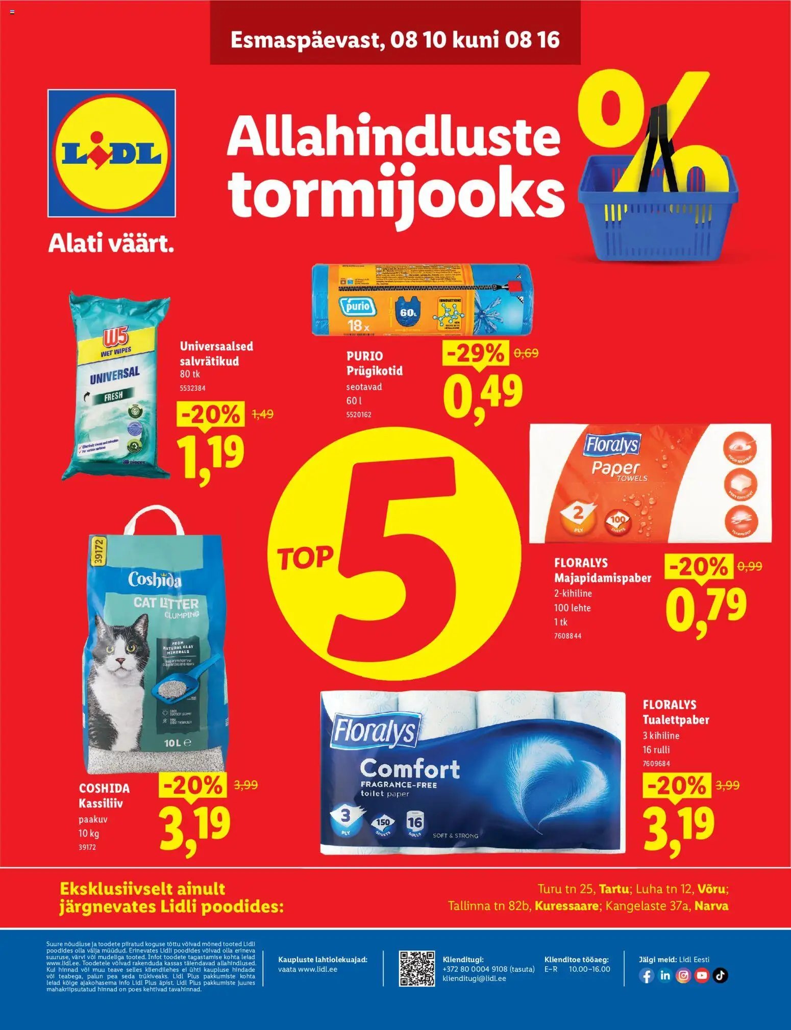 Lidl Allahindluste tormijooks