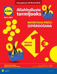 Lidl Allahindluste tormijooks