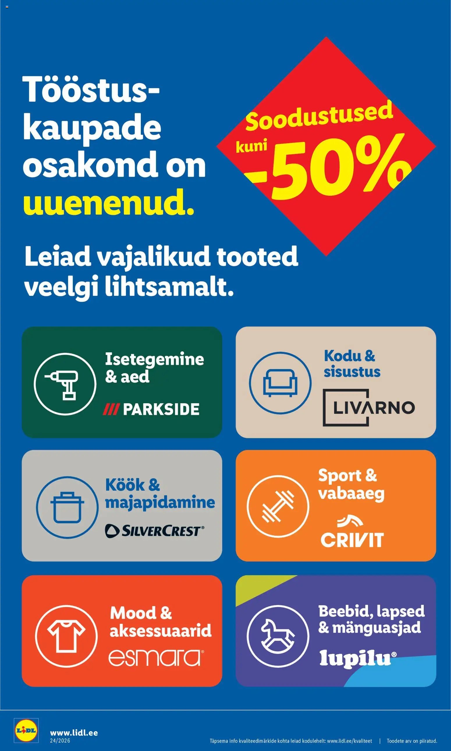 Lidl Tööstuskaupade pakkumised