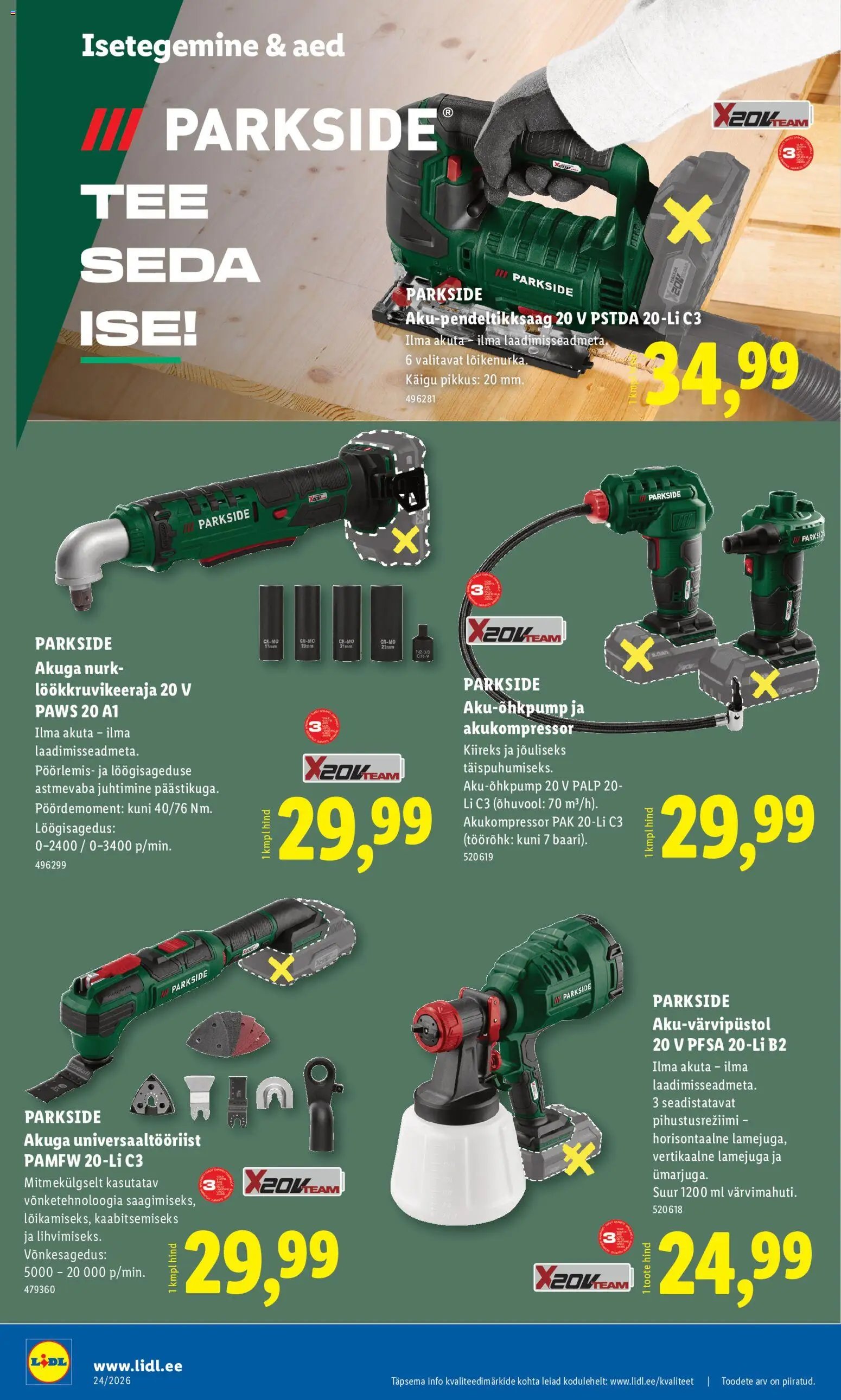Lidl Tööstuskaupade pakkumised