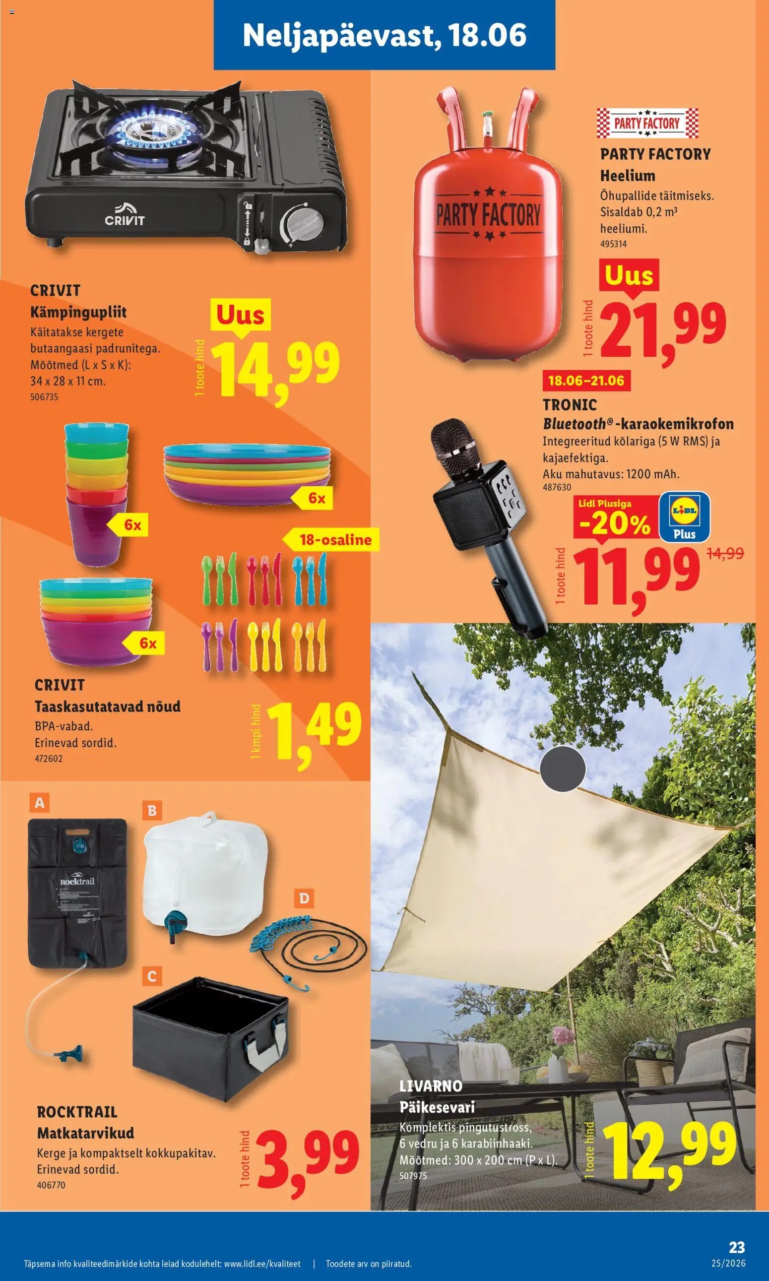 Lidl Tööstuskaupade pakkumised