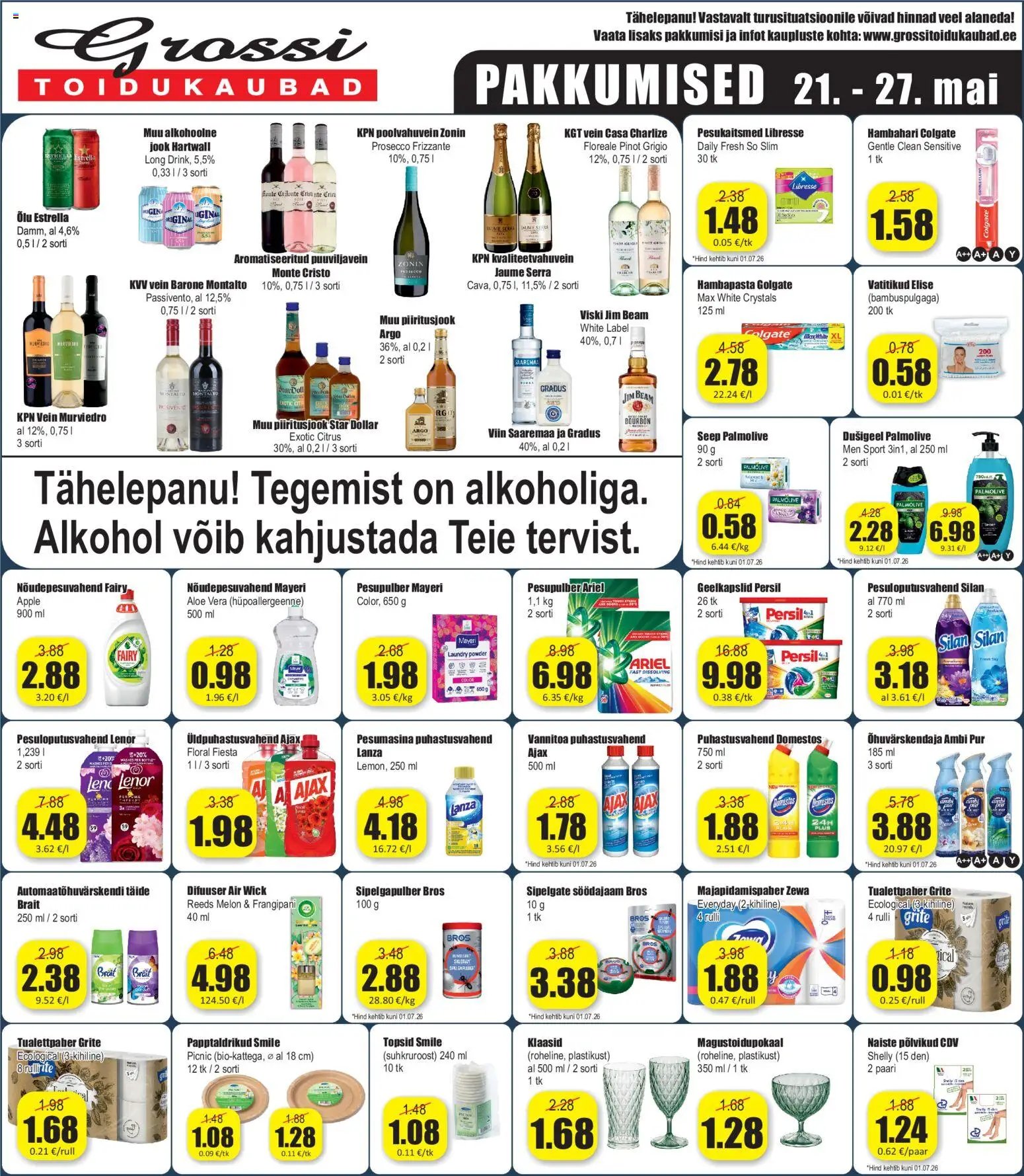 Grossi Toidukaubad Pakkumised