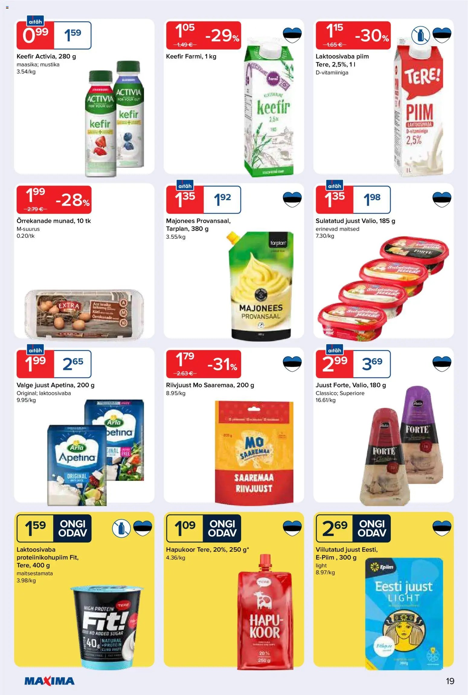 Maxima kliendileht 25.-31.08