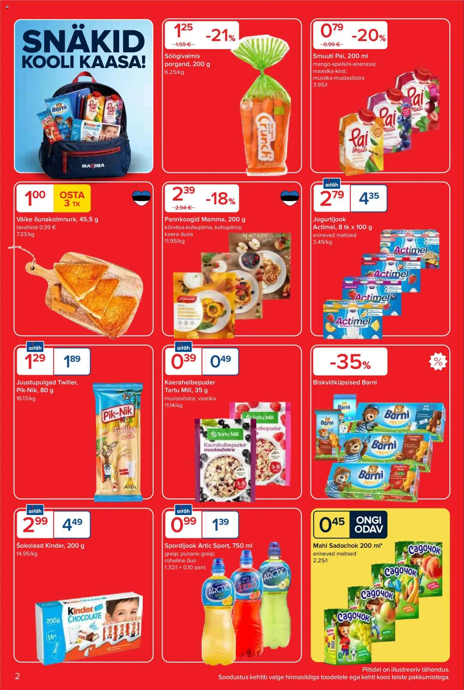 Maxima kliendileht 25.-31.08