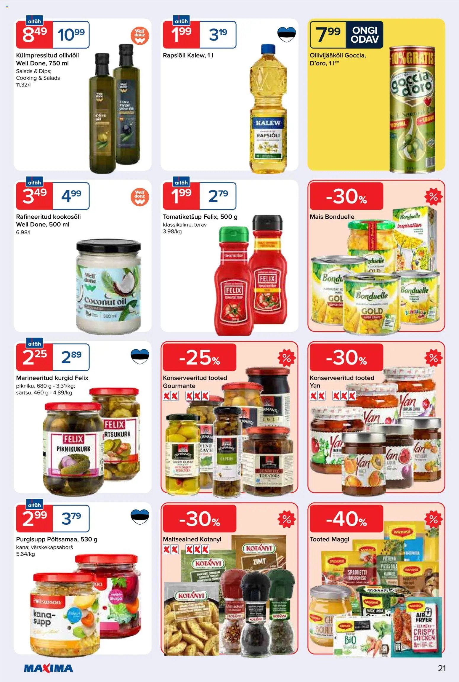 Maxima kliendileht 25.-31.08