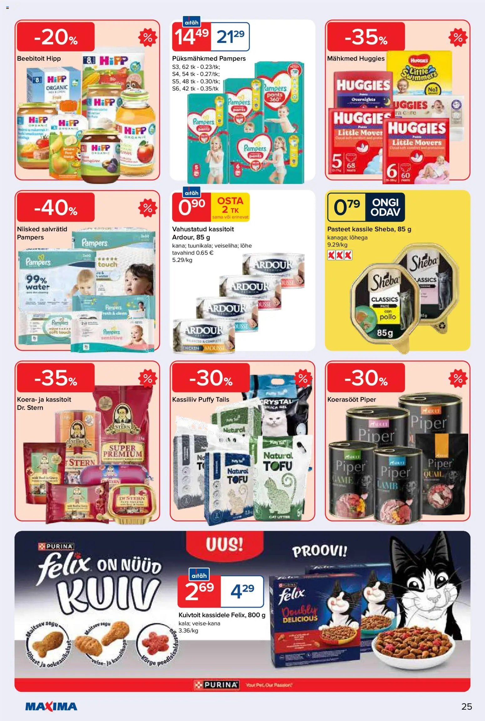 Maxima kliendileht 25.-31.08