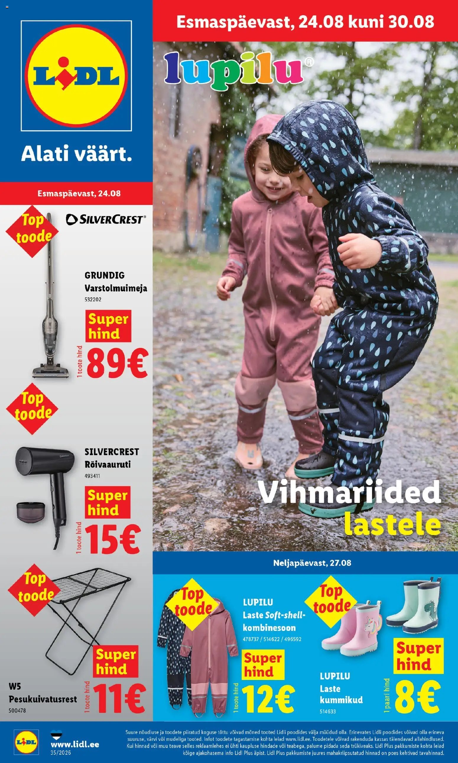 Lidl Tööstuskaupade pakkumised