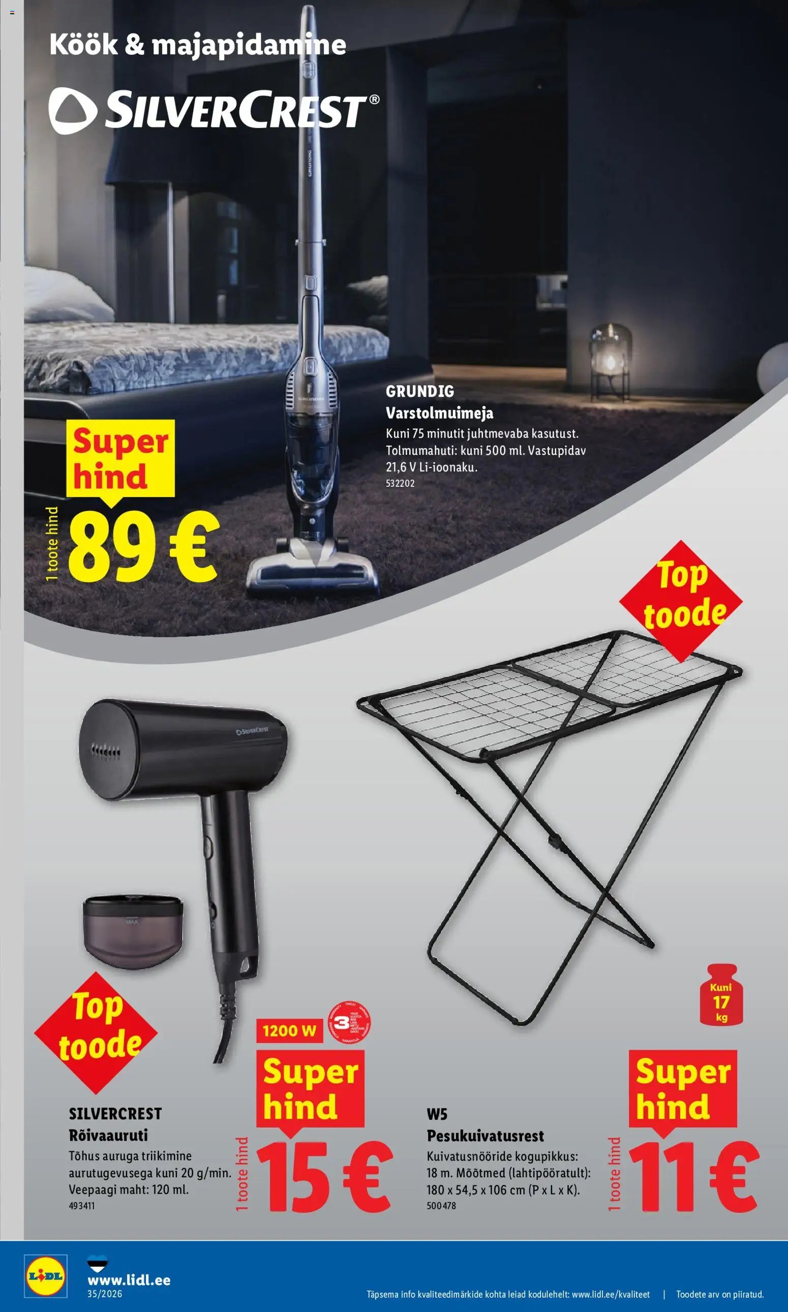 Lidl Tööstuskaupade pakkumised