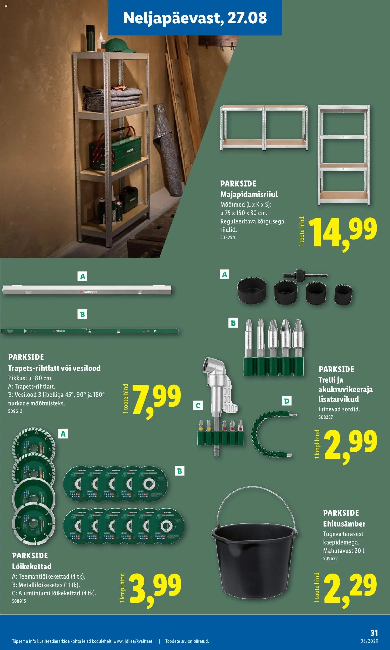 Lidl Tööstuskaupade pakkumised