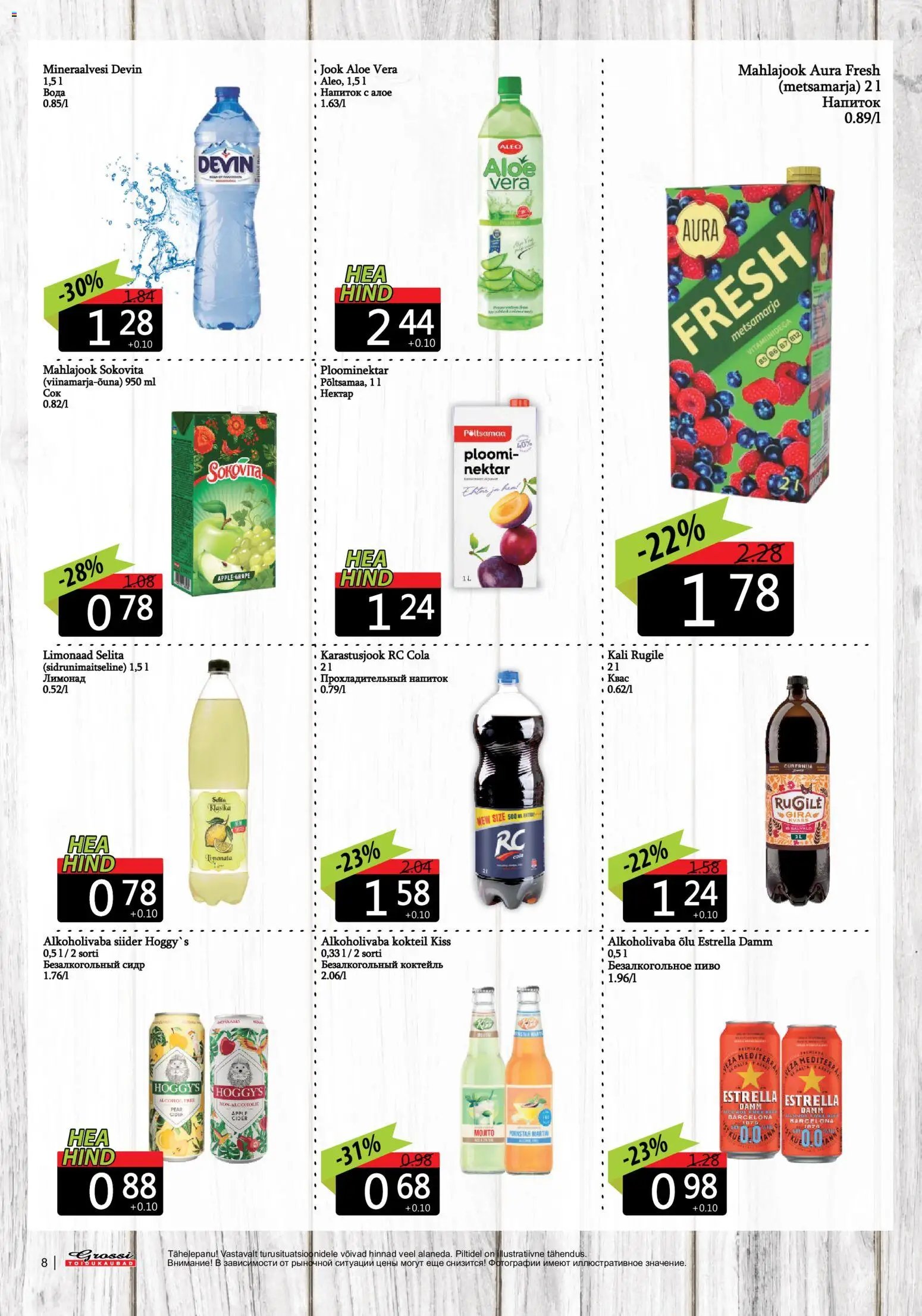 Grossi Toidukaubad Kliendileht