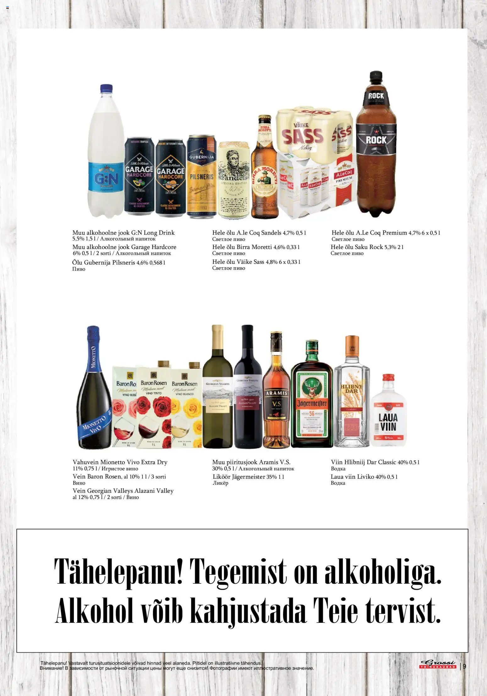 Grossi Toidukaubad Kliendileht