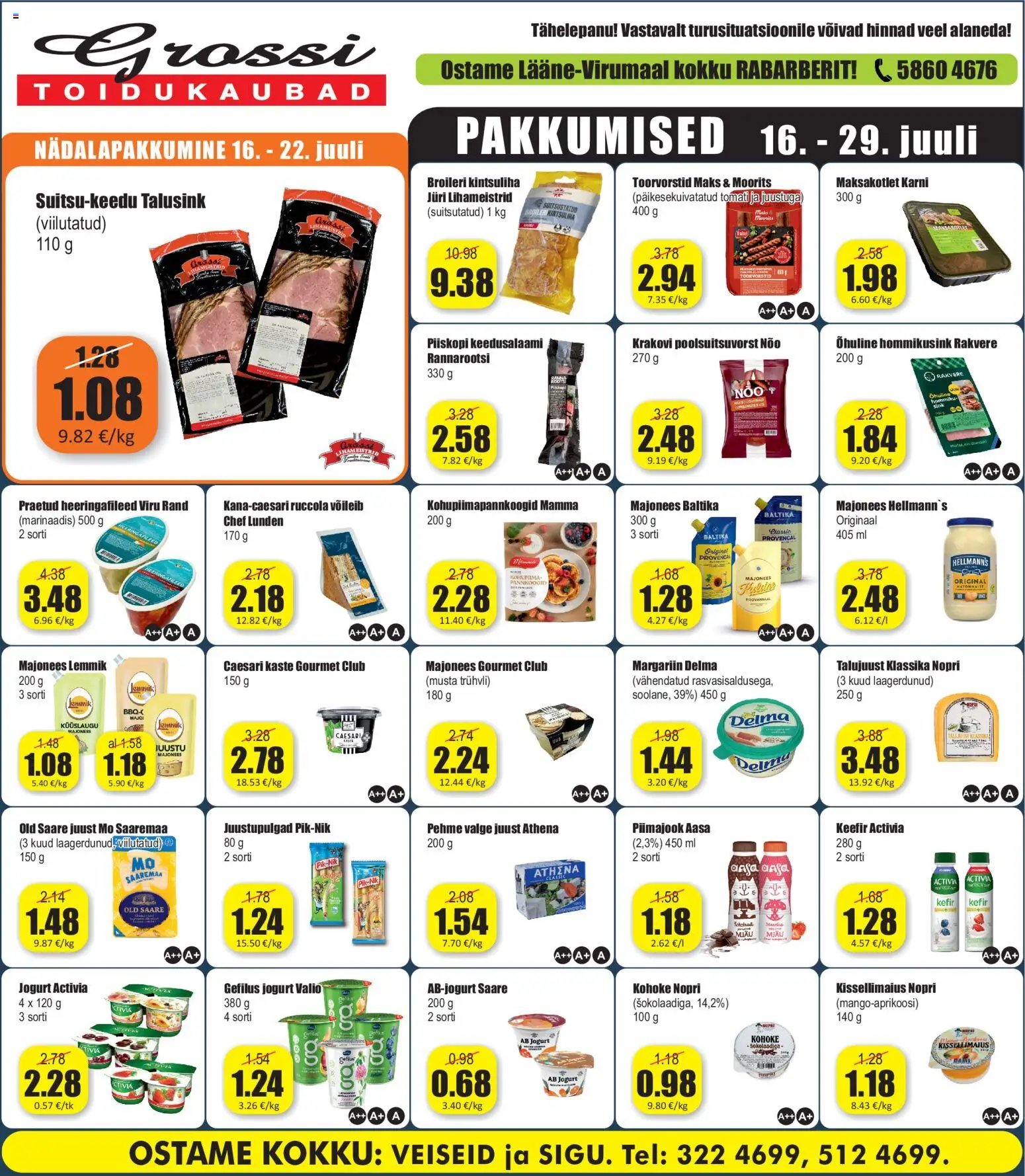 Grossi Toidukaubad Pakkumised