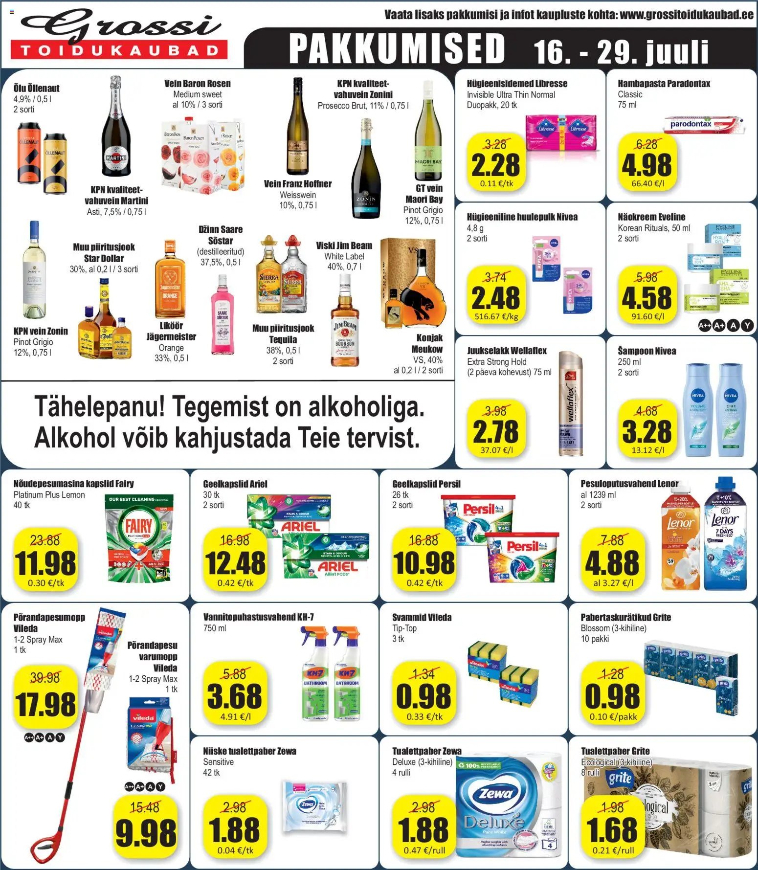 Grossi Toidukaubad Pakkumised