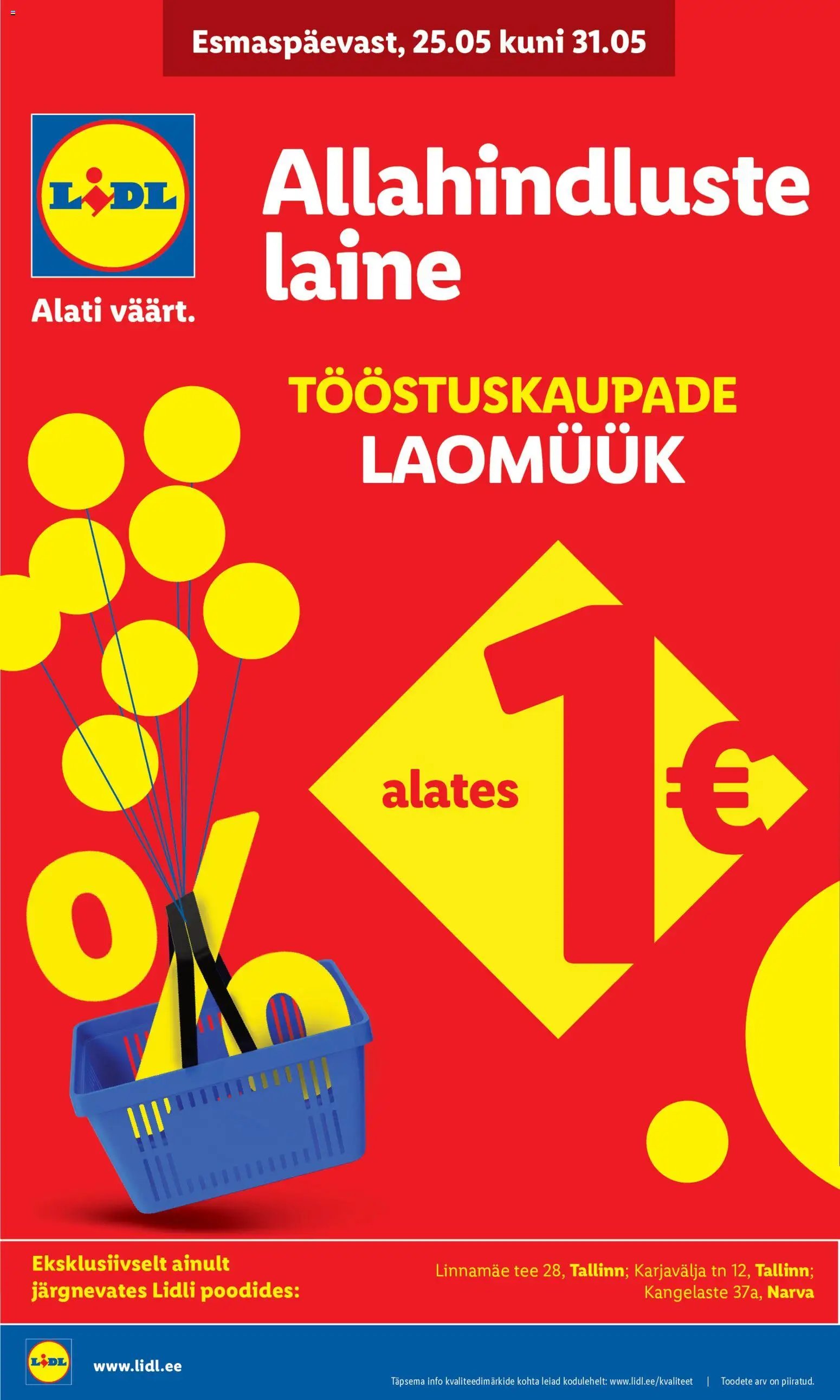Lidl Tööstuskaupade pakkumised