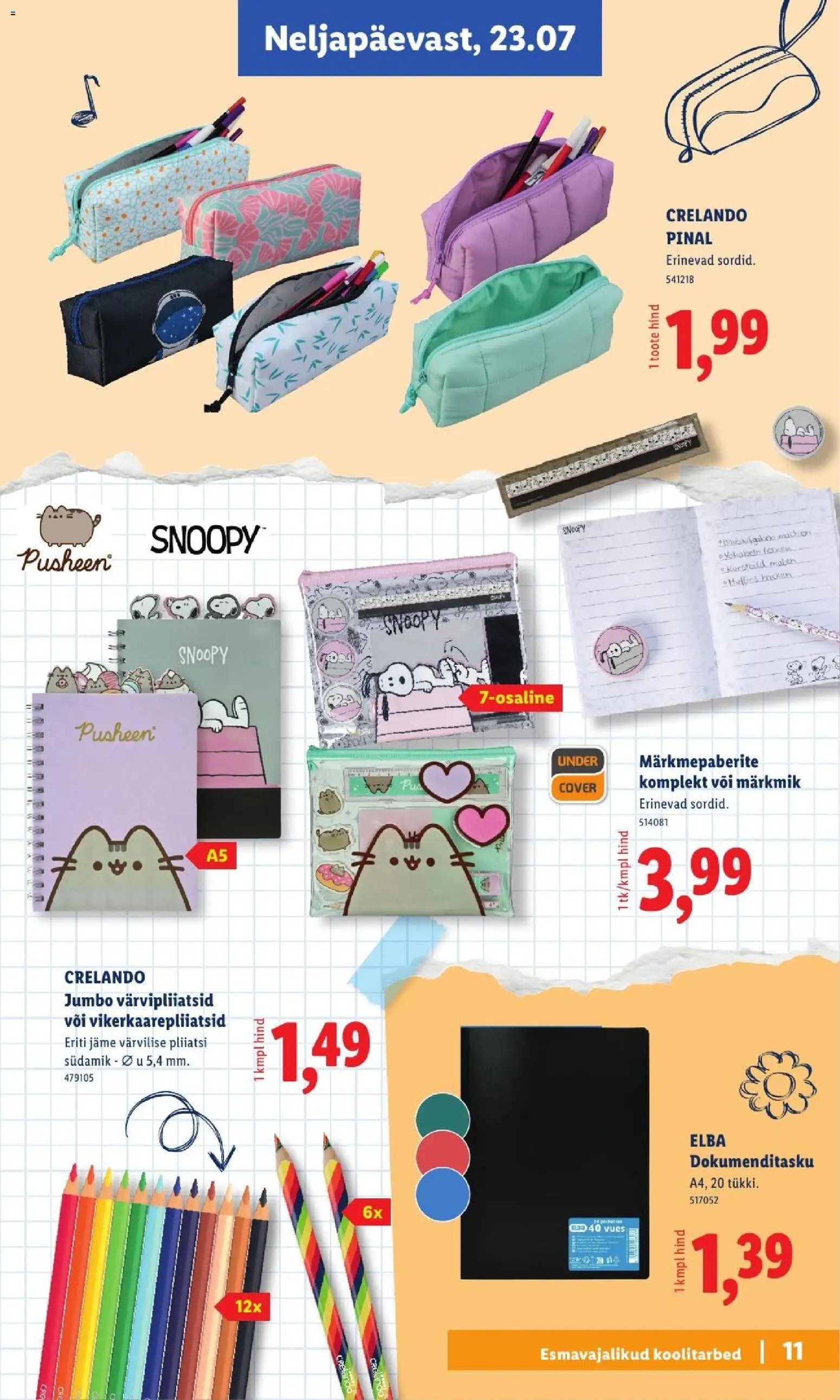 Lidl Koolitarvete kataloog 2026