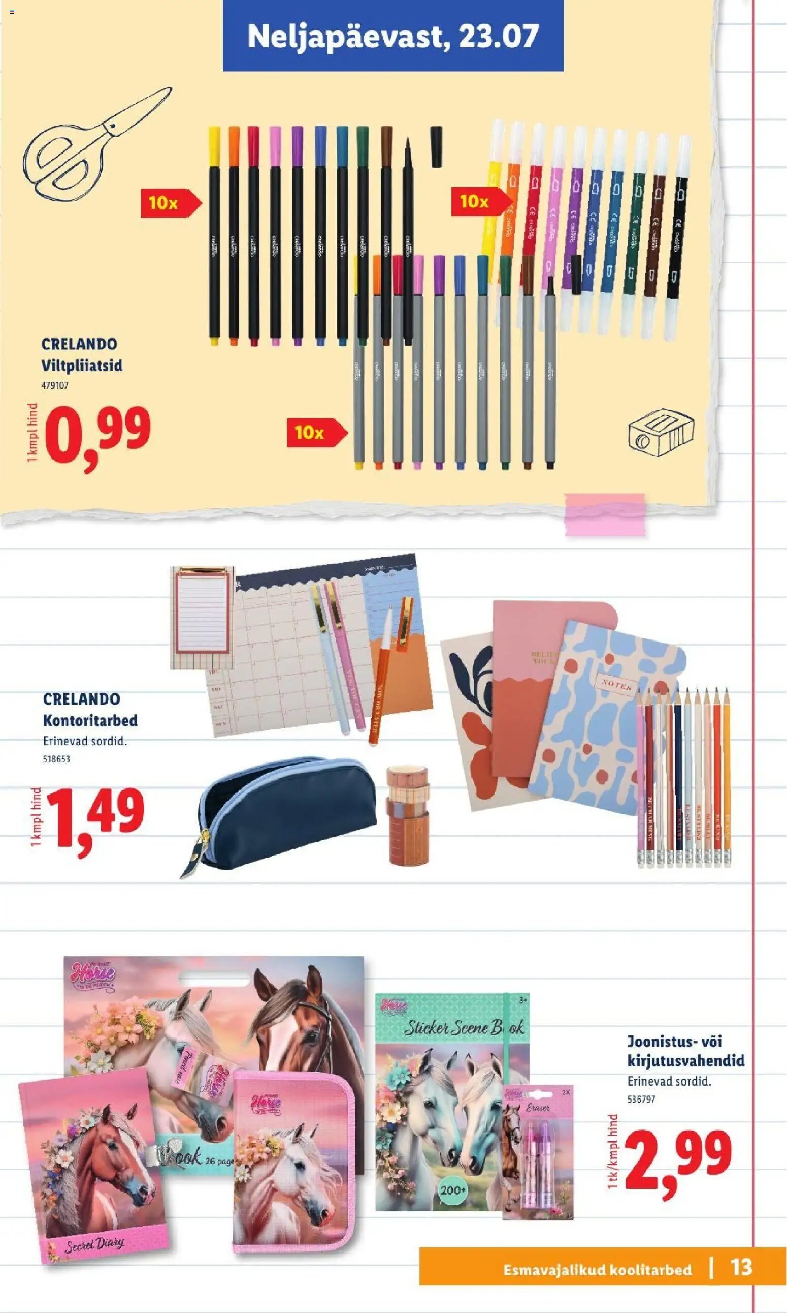 Lidl Koolitarvete kataloog 2026