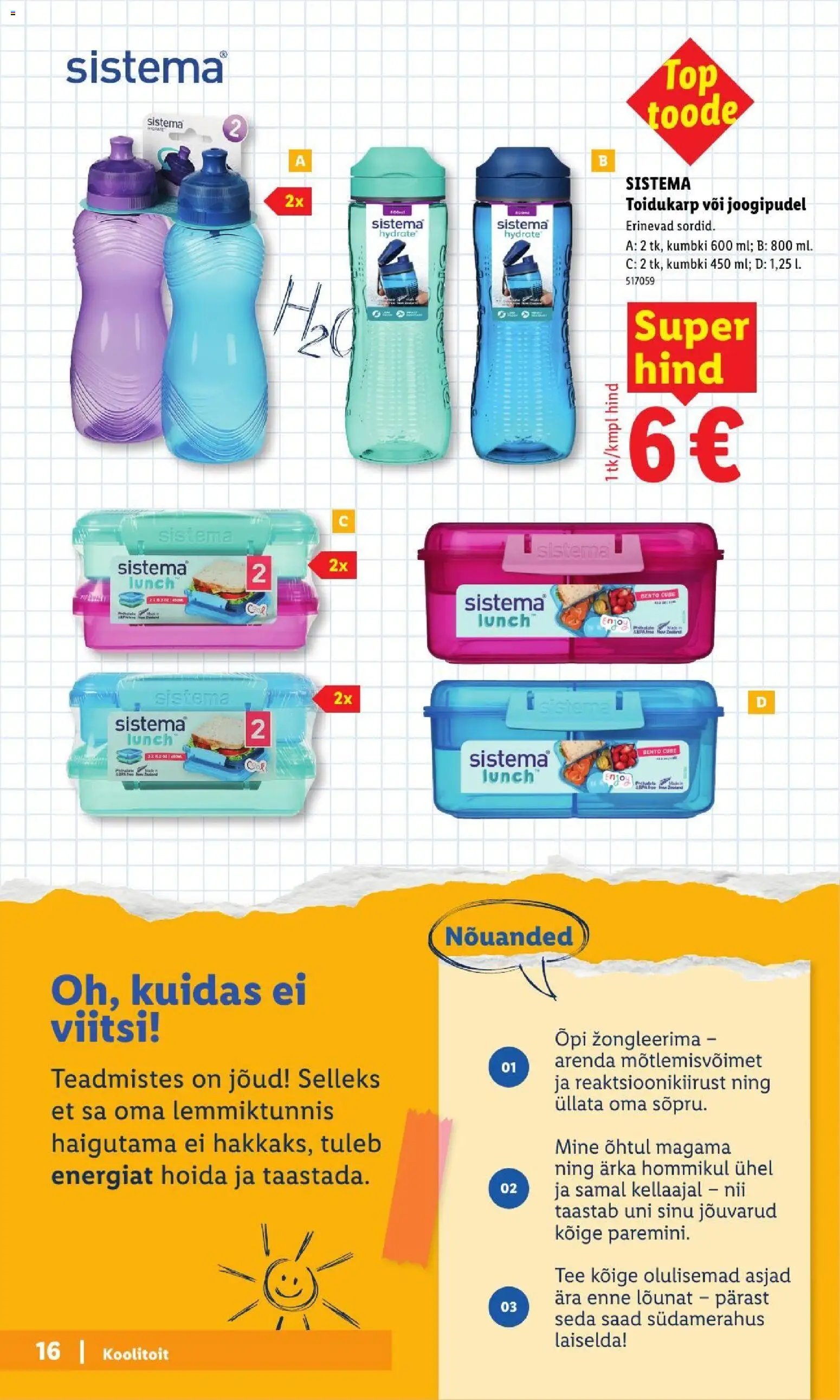 Lidl Koolitarvete kataloog 2026