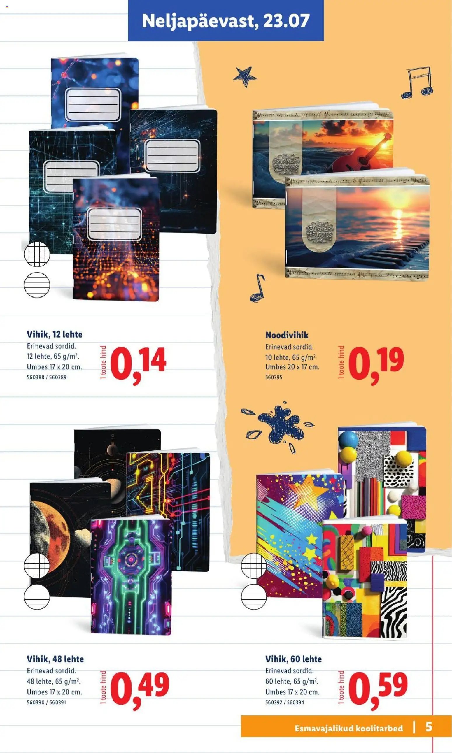 Lidl Koolitarvete kataloog 2026