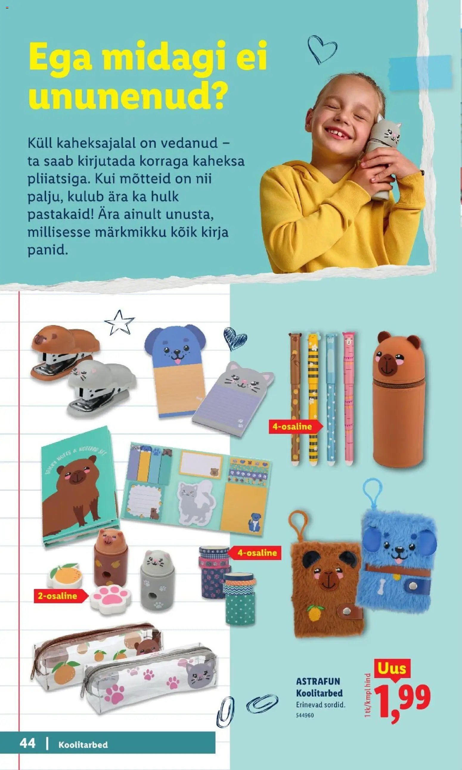 Lidl Koolitarvete kataloog 2026