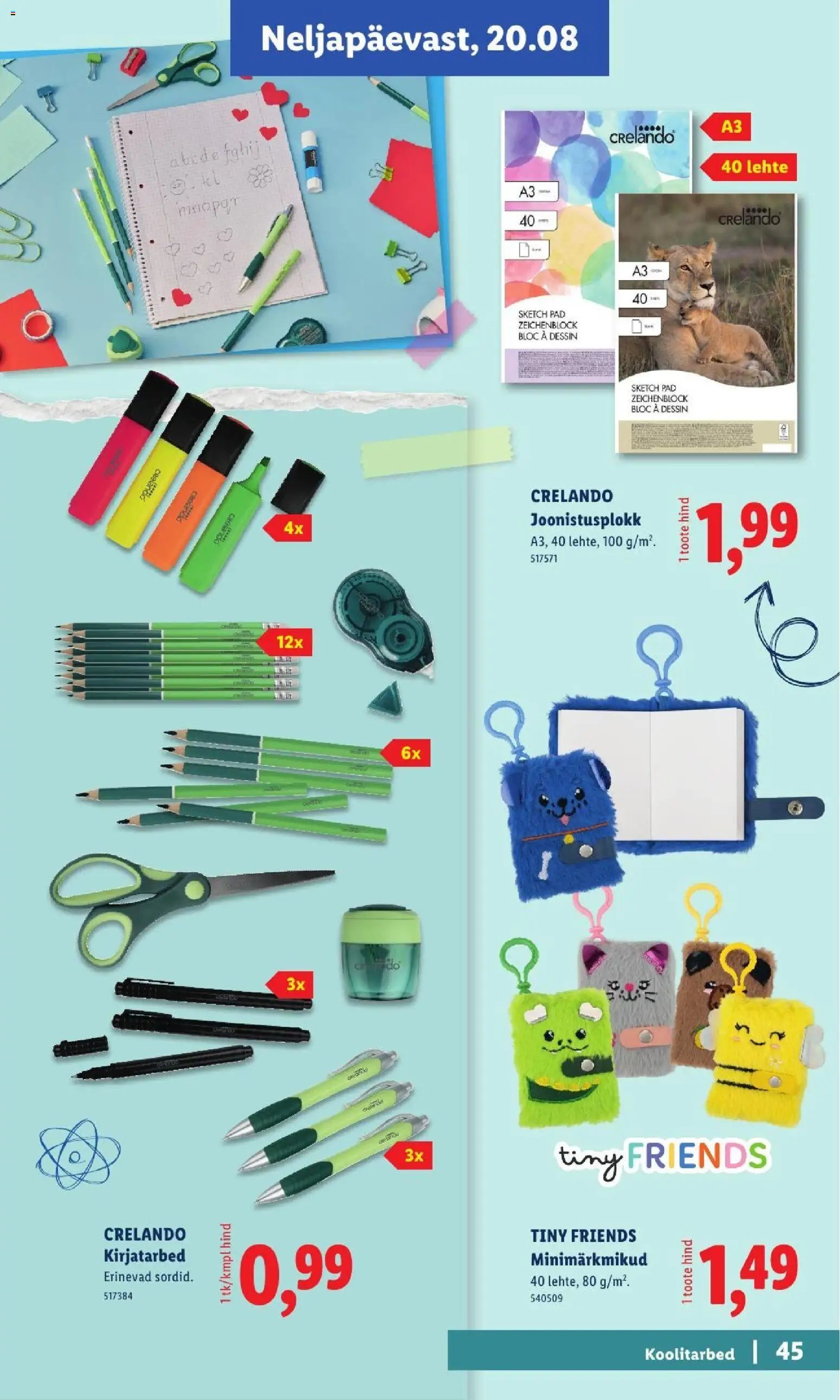 Lidl Koolitarvete kataloog 2026