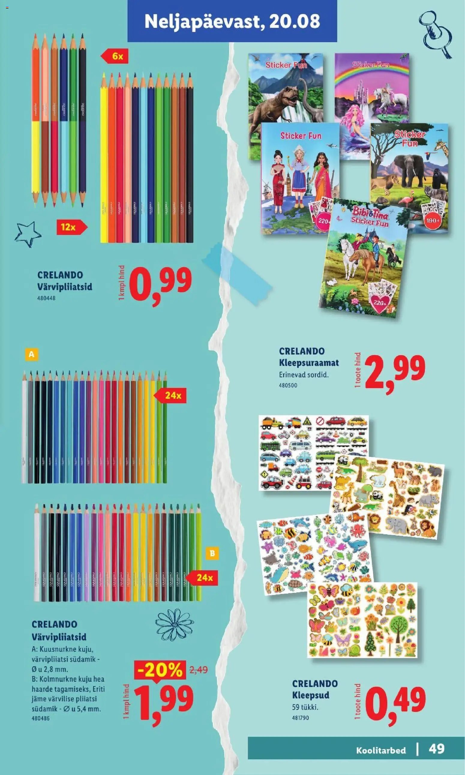 Lidl Koolitarvete kataloog 2026