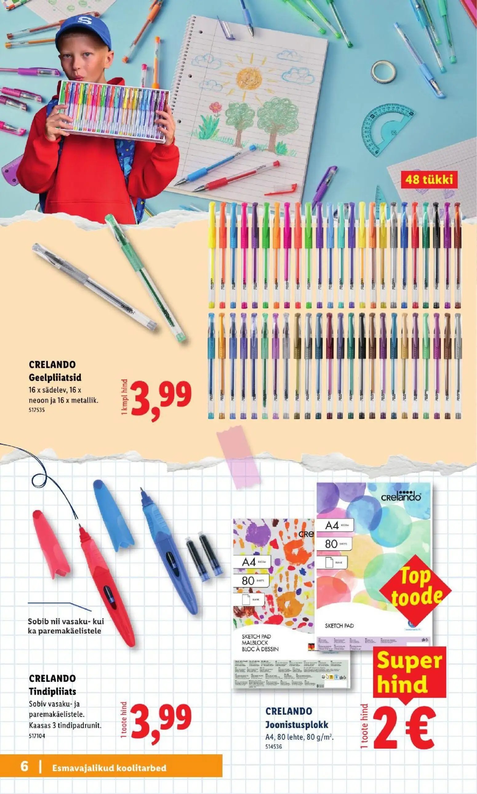 Lidl Koolitarvete kataloog 2026