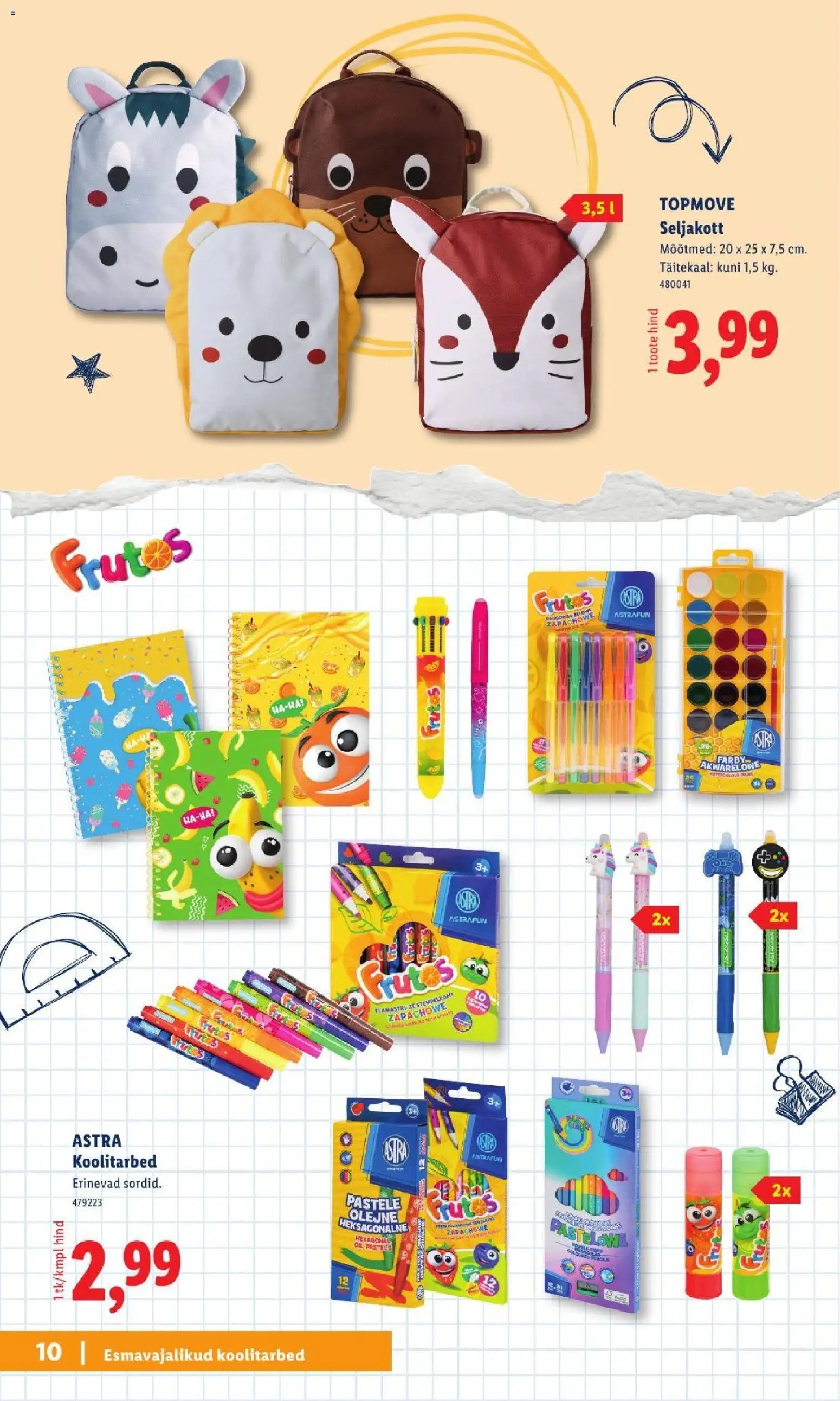 Lidl Koolitarvete kataloog 2026